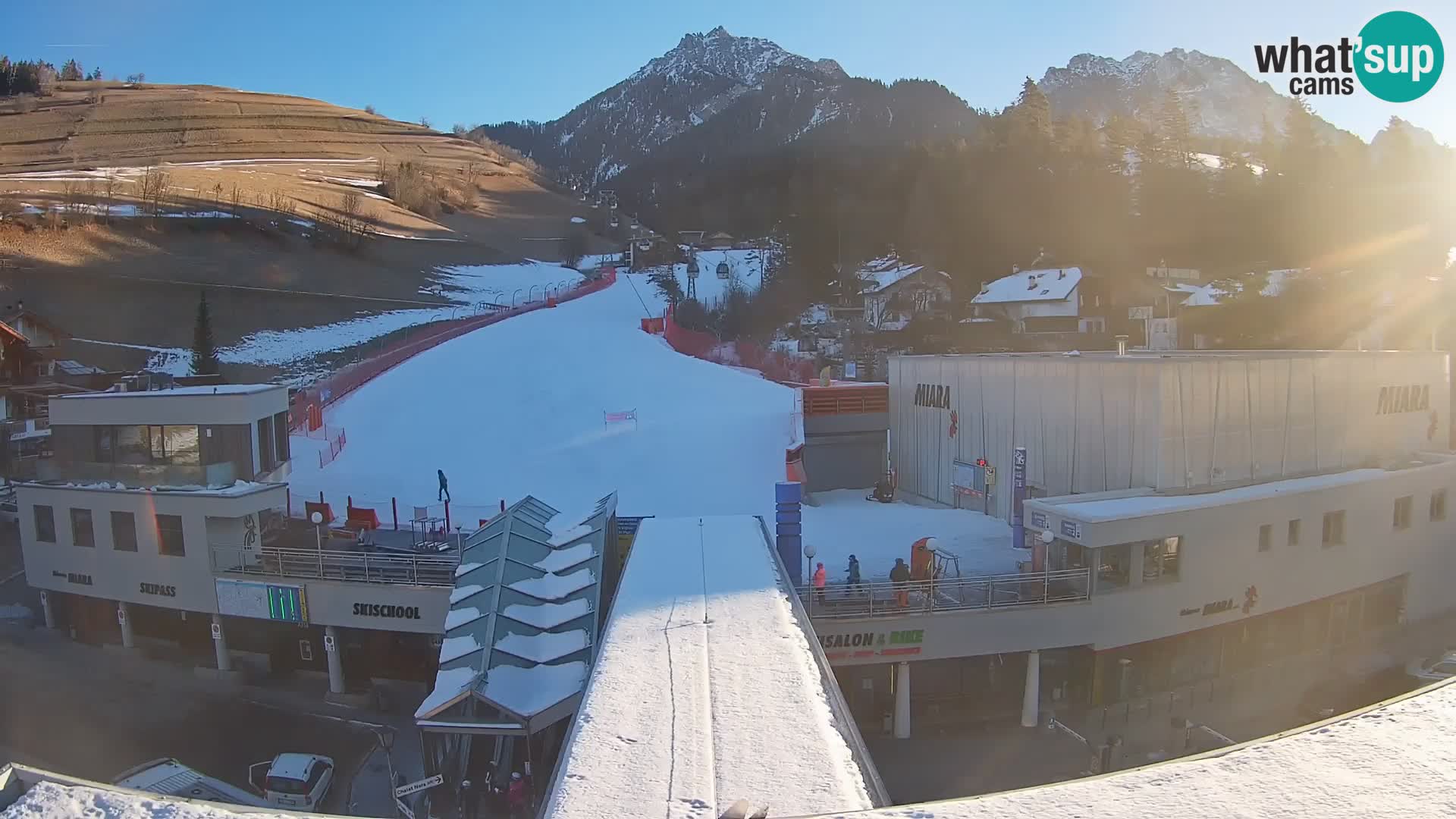 Kronplatz spletna kamera Miara spodnja postaja