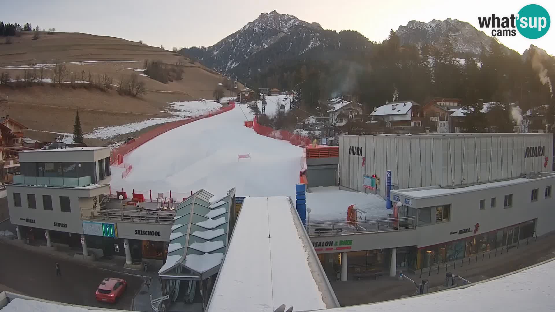 Plan de Corones Kronplatz Miara webcam en vivo – estación de valle