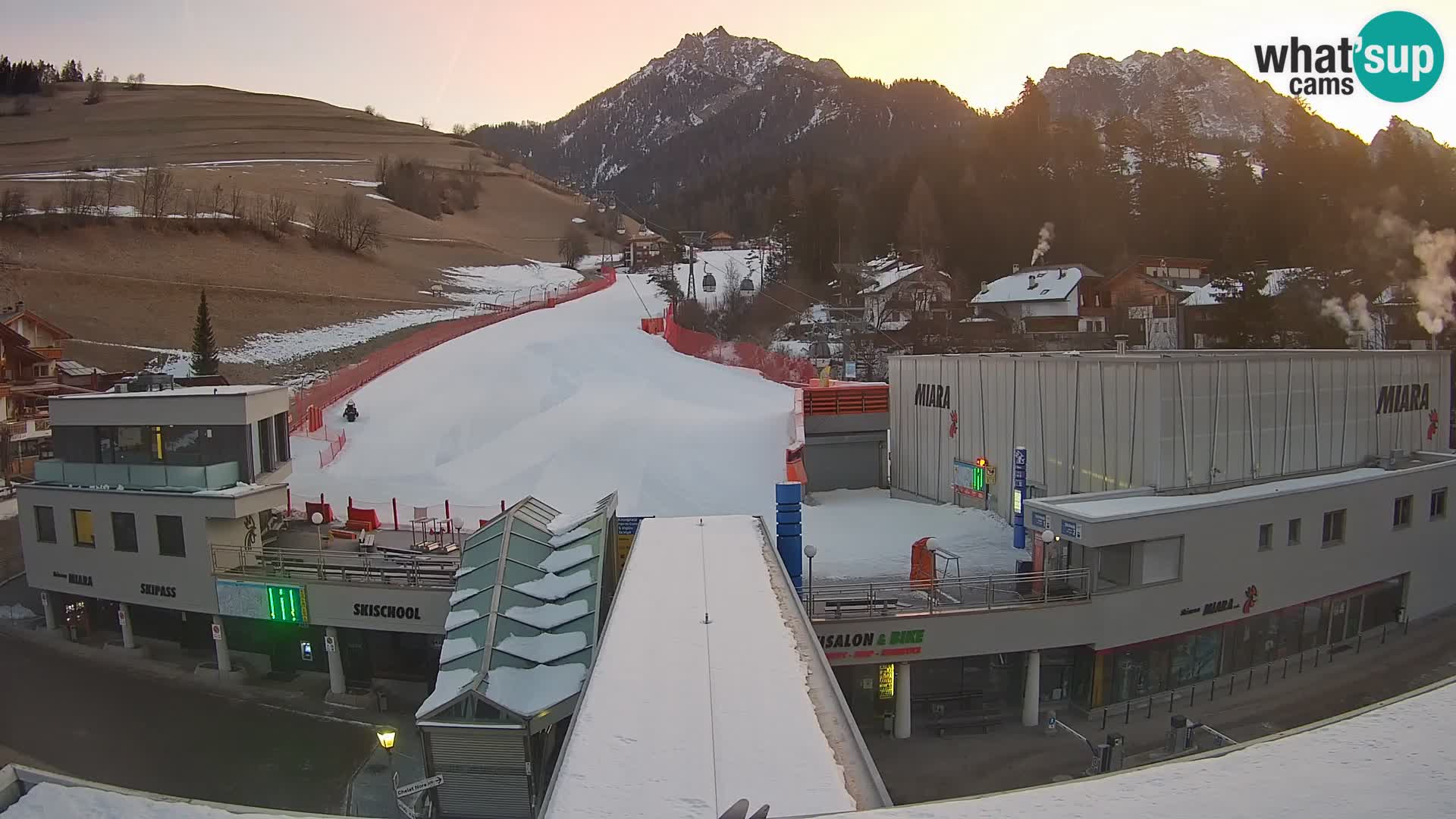 Plan de Corones Kronplatz Miara webcam en vivo – estación de valle