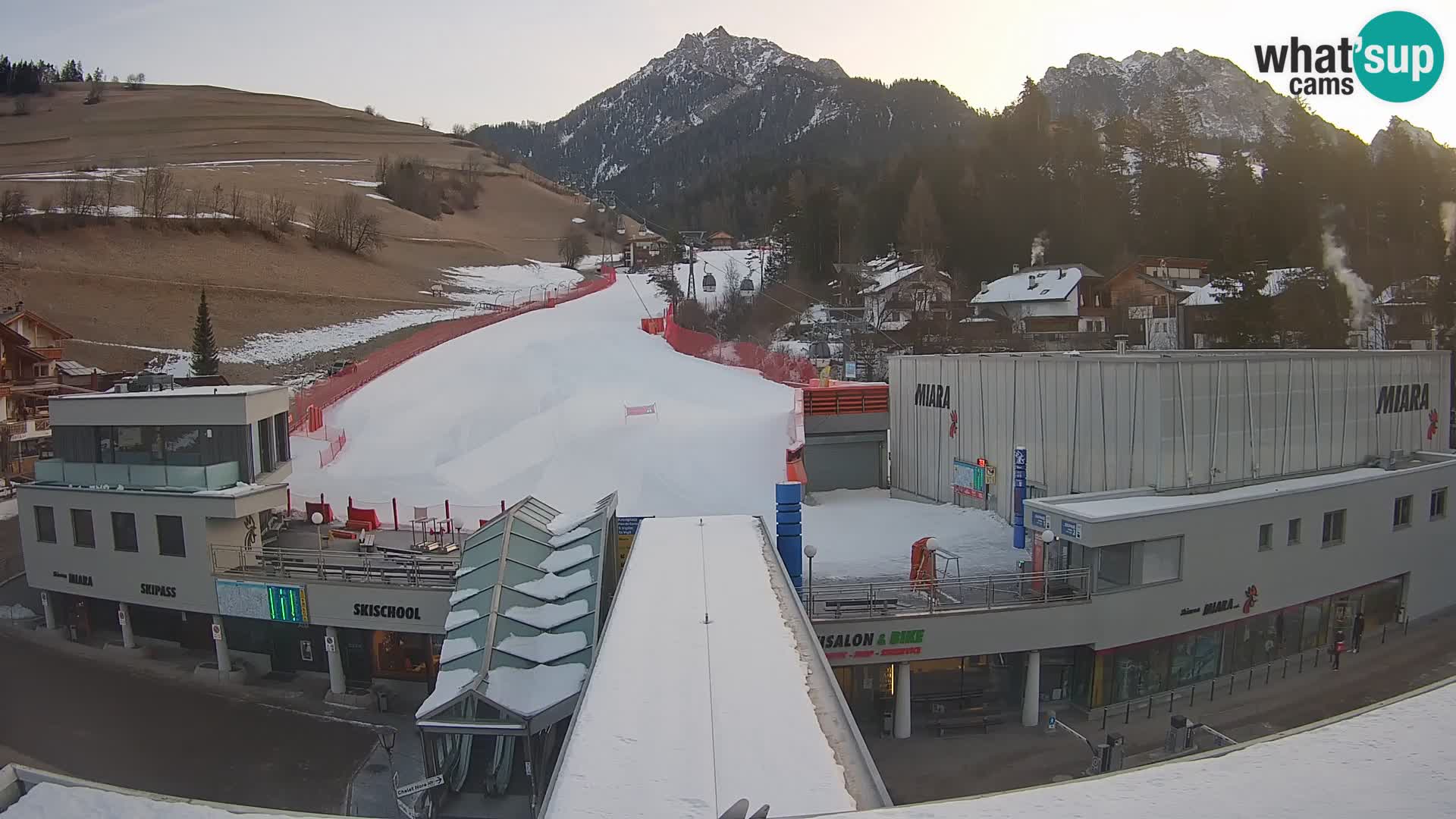 Plan de Corones Kronplatz Miara webcam en vivo – estación de valle