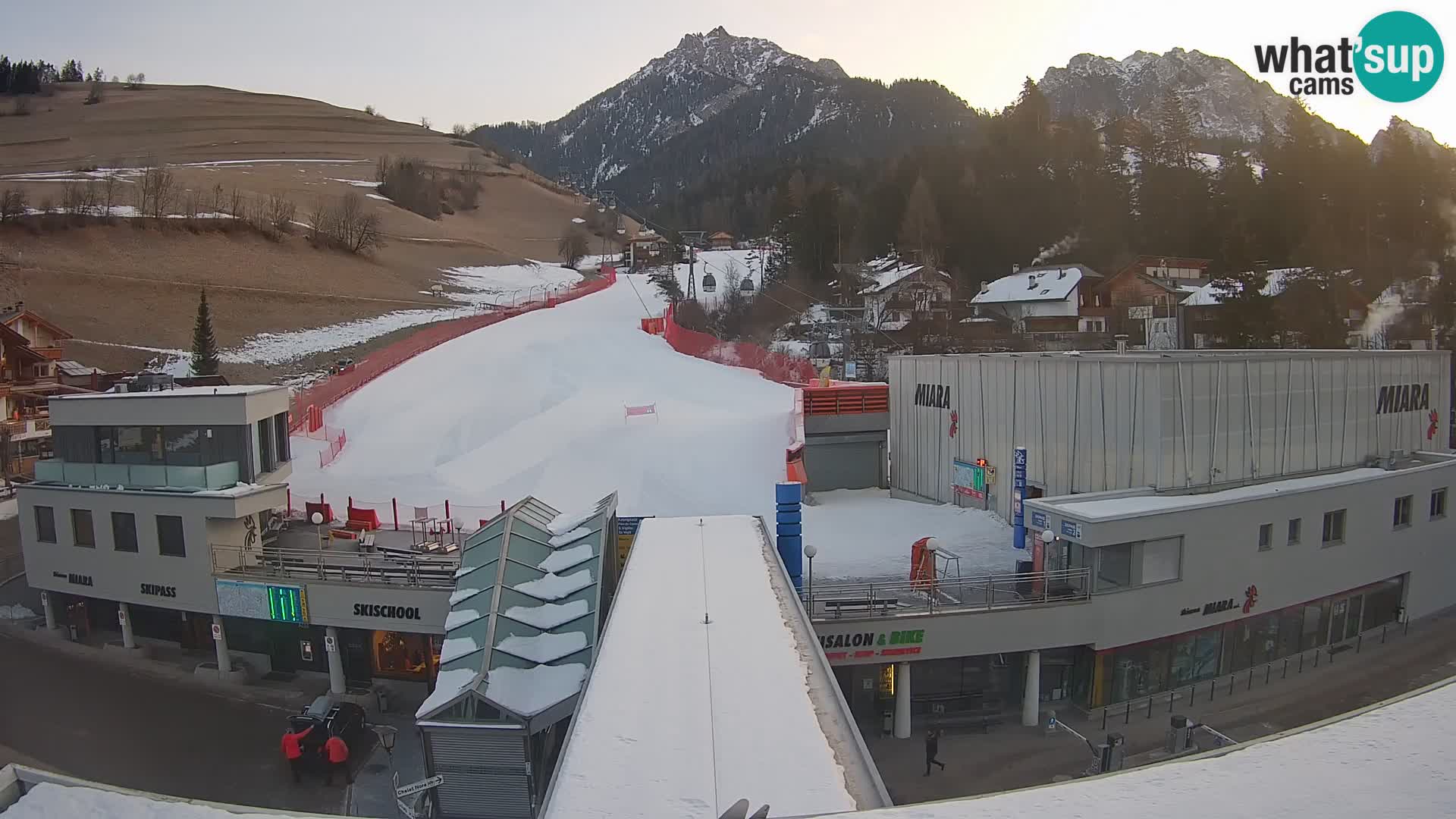 Plan de Corones Kronplatz Miara webcam en vivo – estación de valle