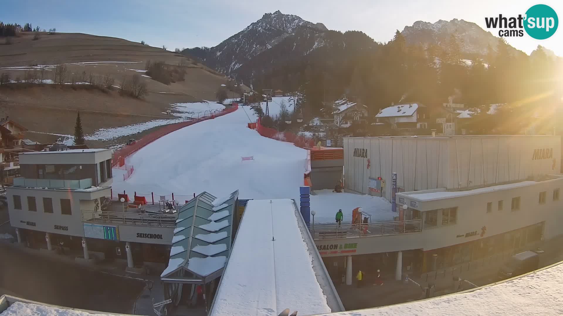 Plan de Corones Kronplatz Miara webcam en vivo – estación de valle