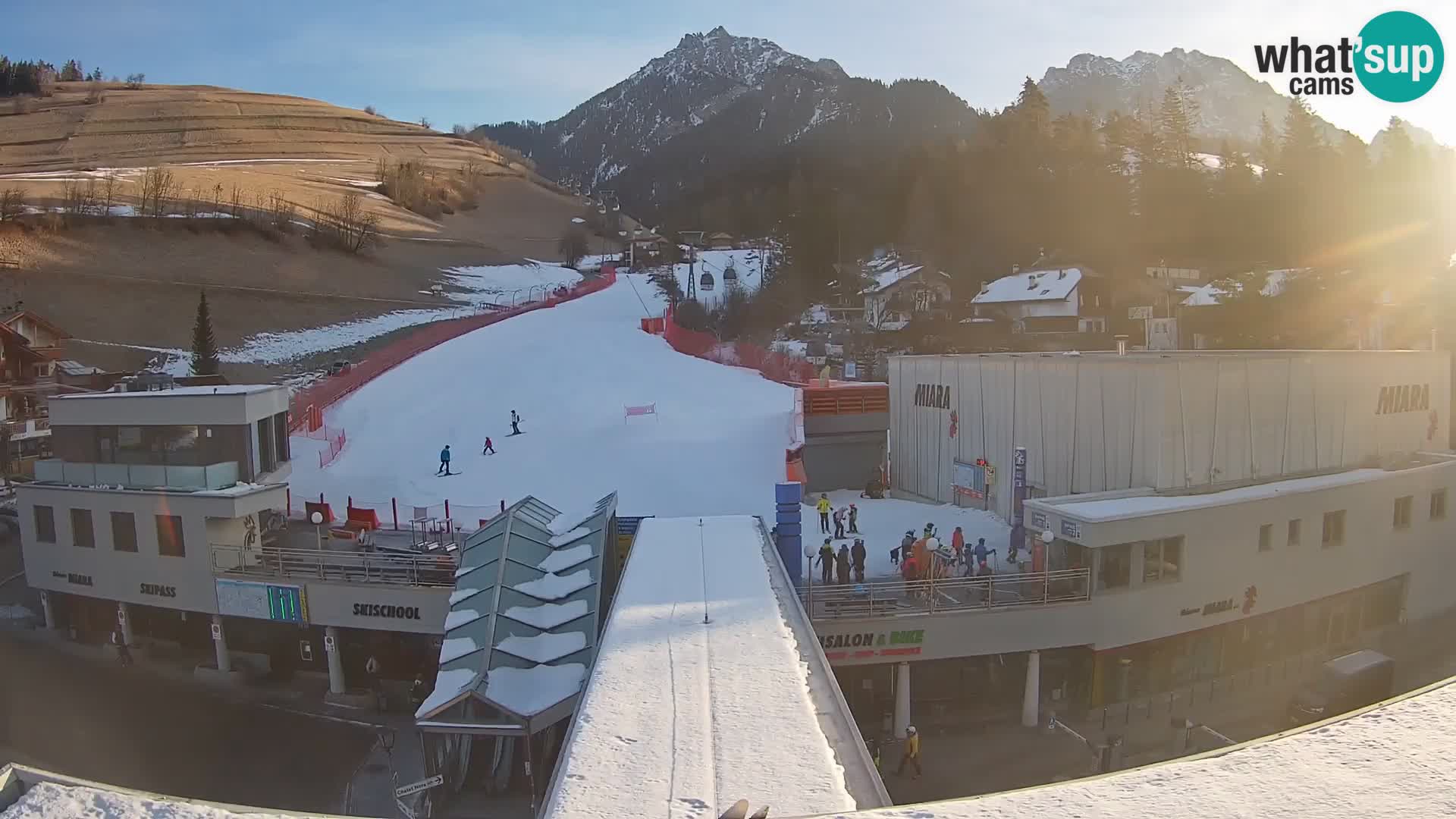 Plan de Corones Kronplatz Miara webcam en vivo – estación de valle