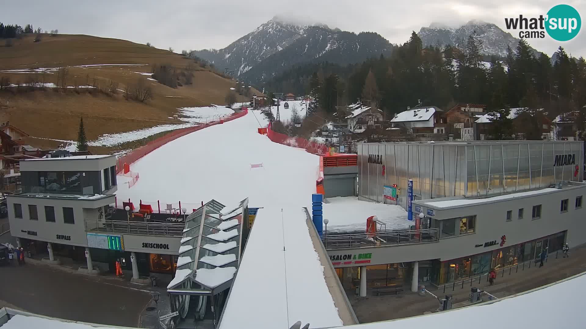 Plan de Corones Kronplatz Miara webcam en vivo – estación de valle