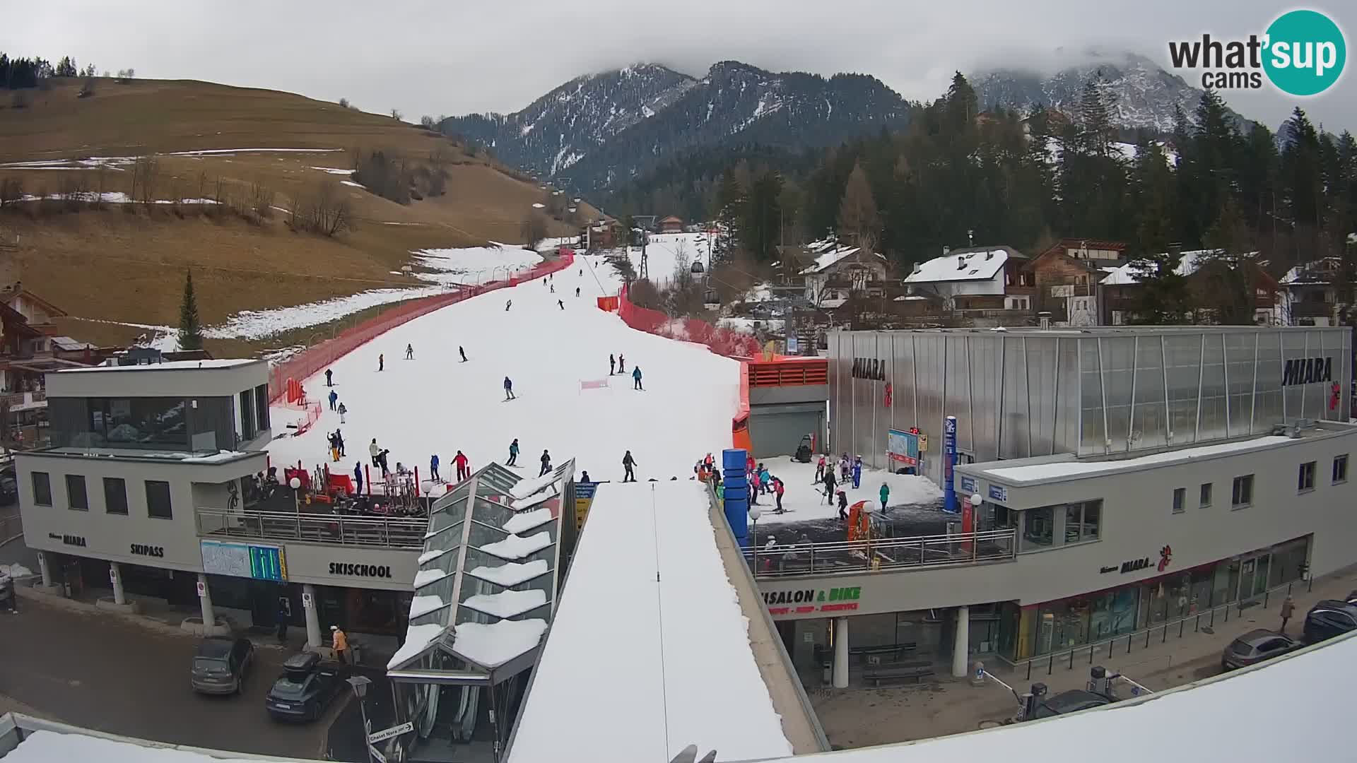 Kronplatz spletna kamera Miara spodnja postaja