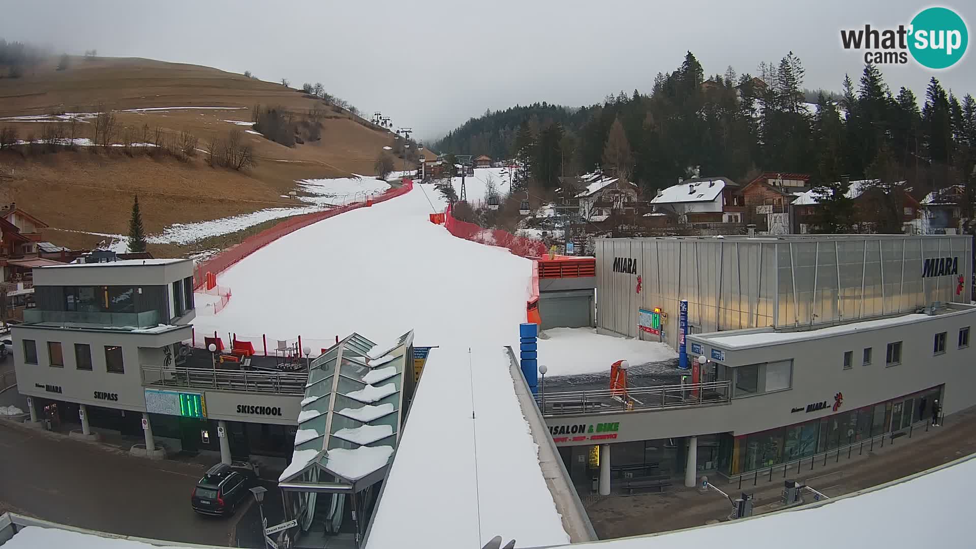 Kronplatz webcam Valley sation of Miara