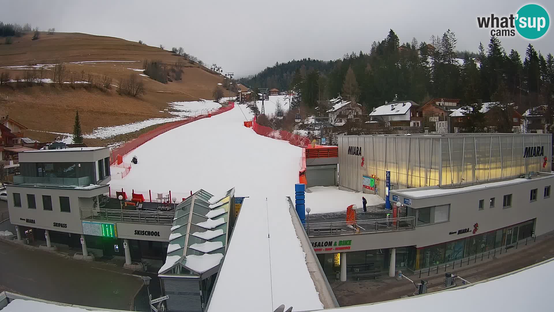 Kronplatz webcam Valley sation of Miara