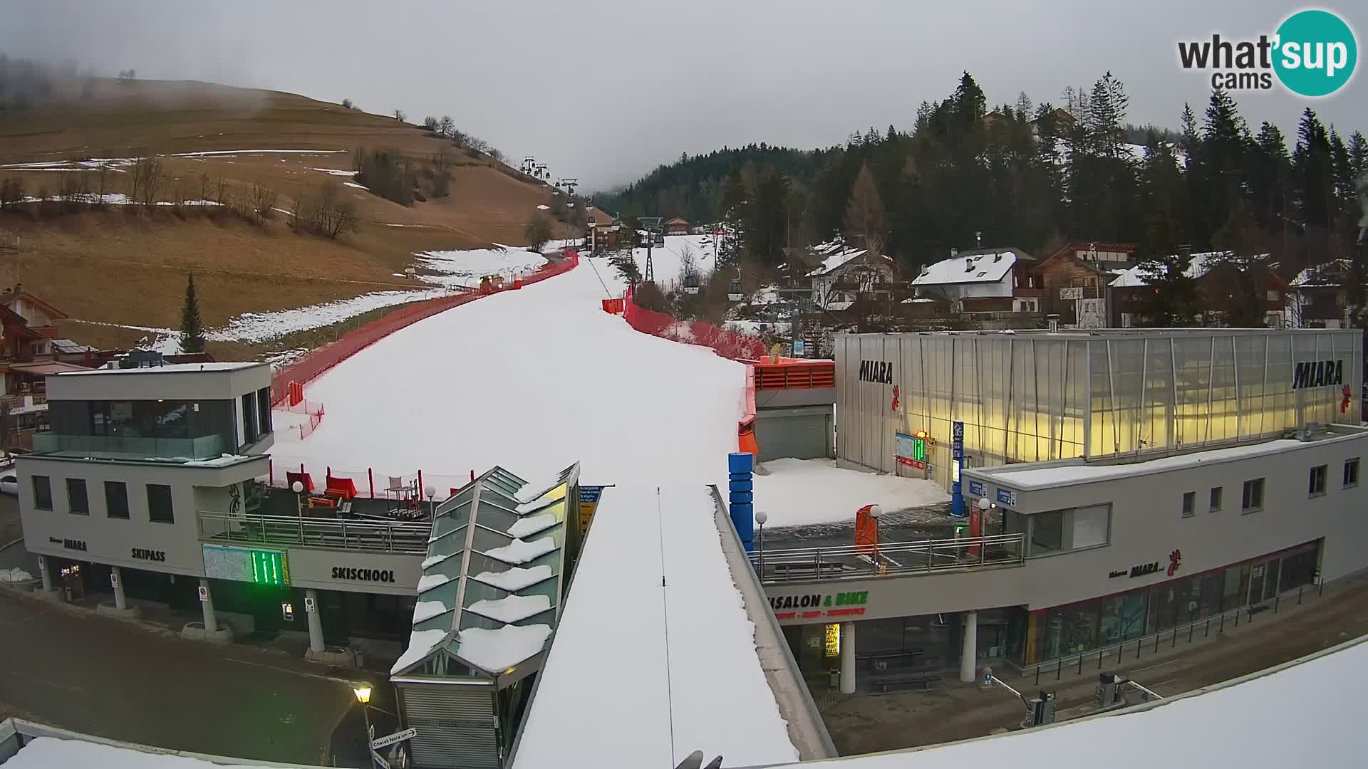 Kronplatz spletna kamera Miara spodnja postaja