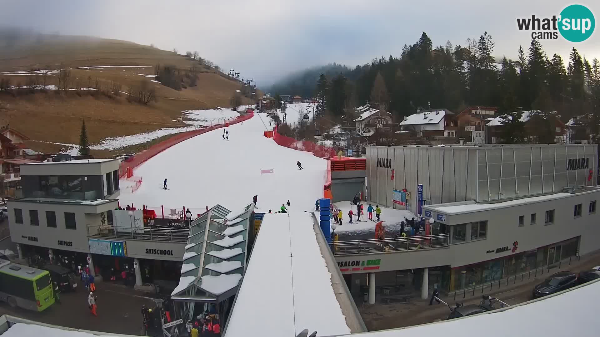 Plan de Corones Kronplatz Miara webcam en vivo – estación de valle