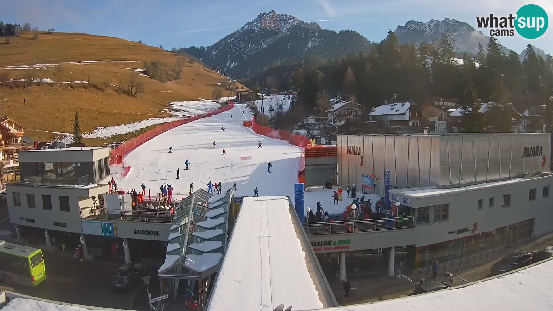 Plan de Corones Kronplatz Miara webcam en vivo – estación de valle