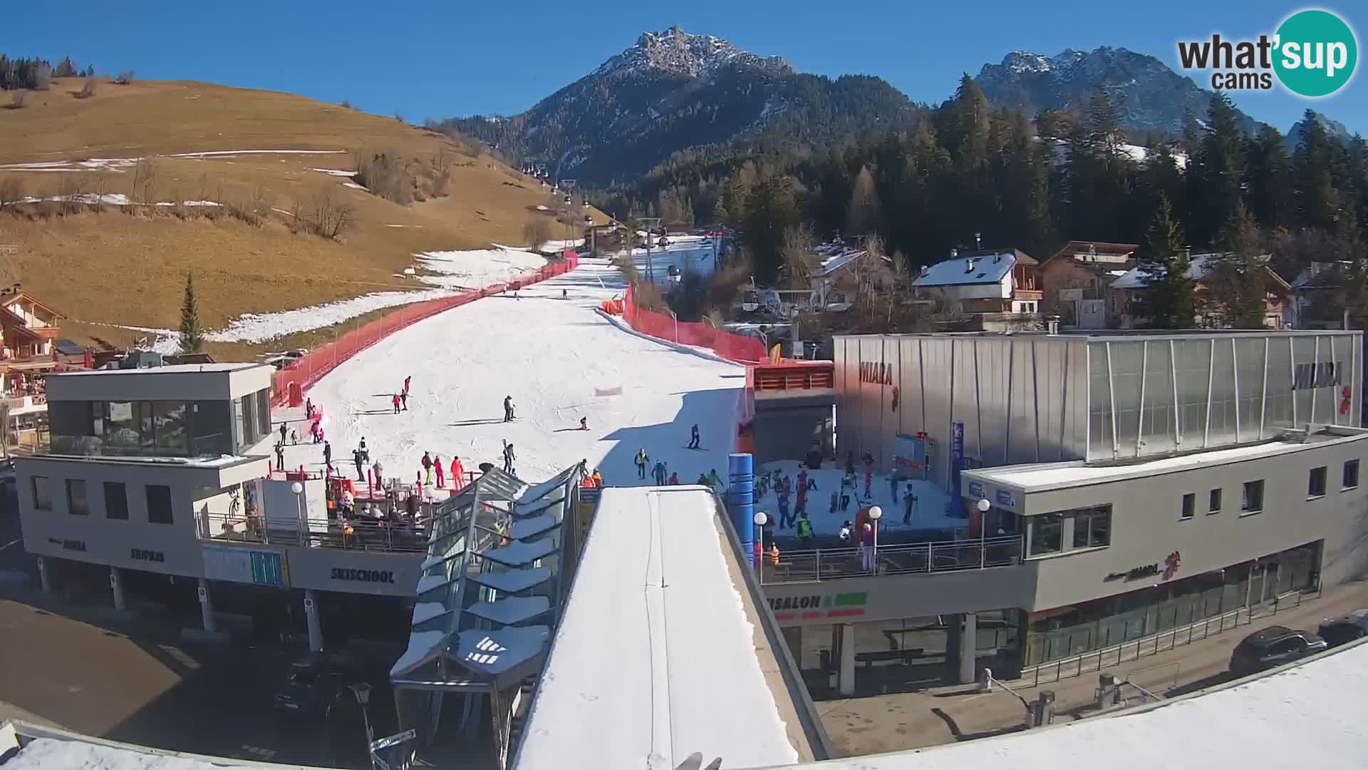 Plan de Corones Kronplatz Miara webcam en vivo – estación de valle