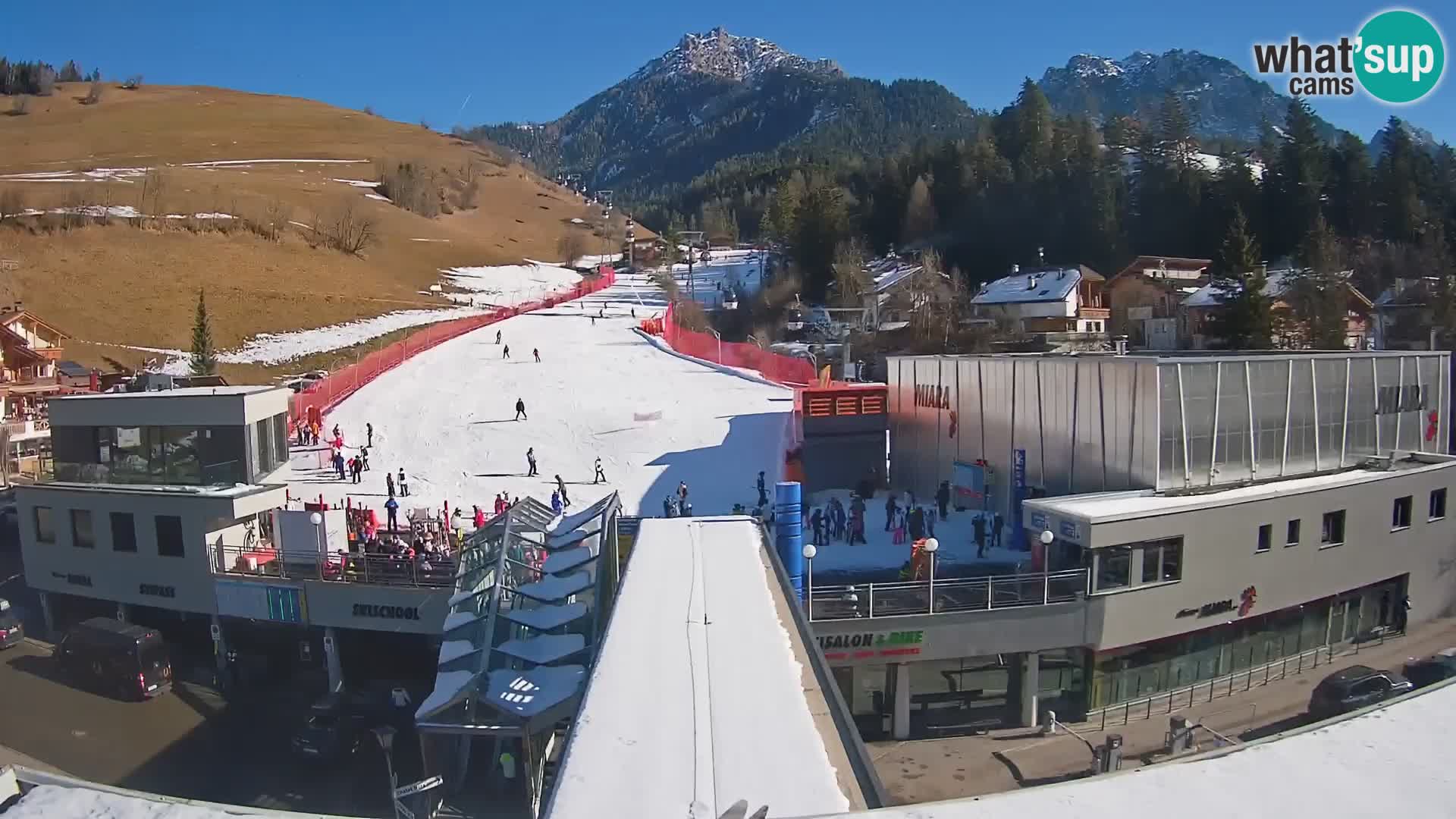 Plan de Corones Kronplatz Miara webcam en vivo – estación de valle