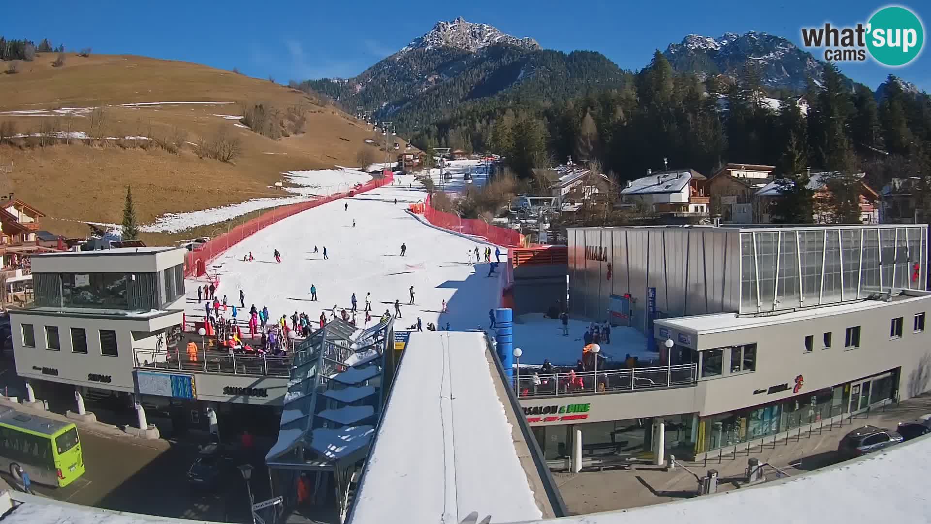 Kronplatz spletna kamera Miara spodnja postaja