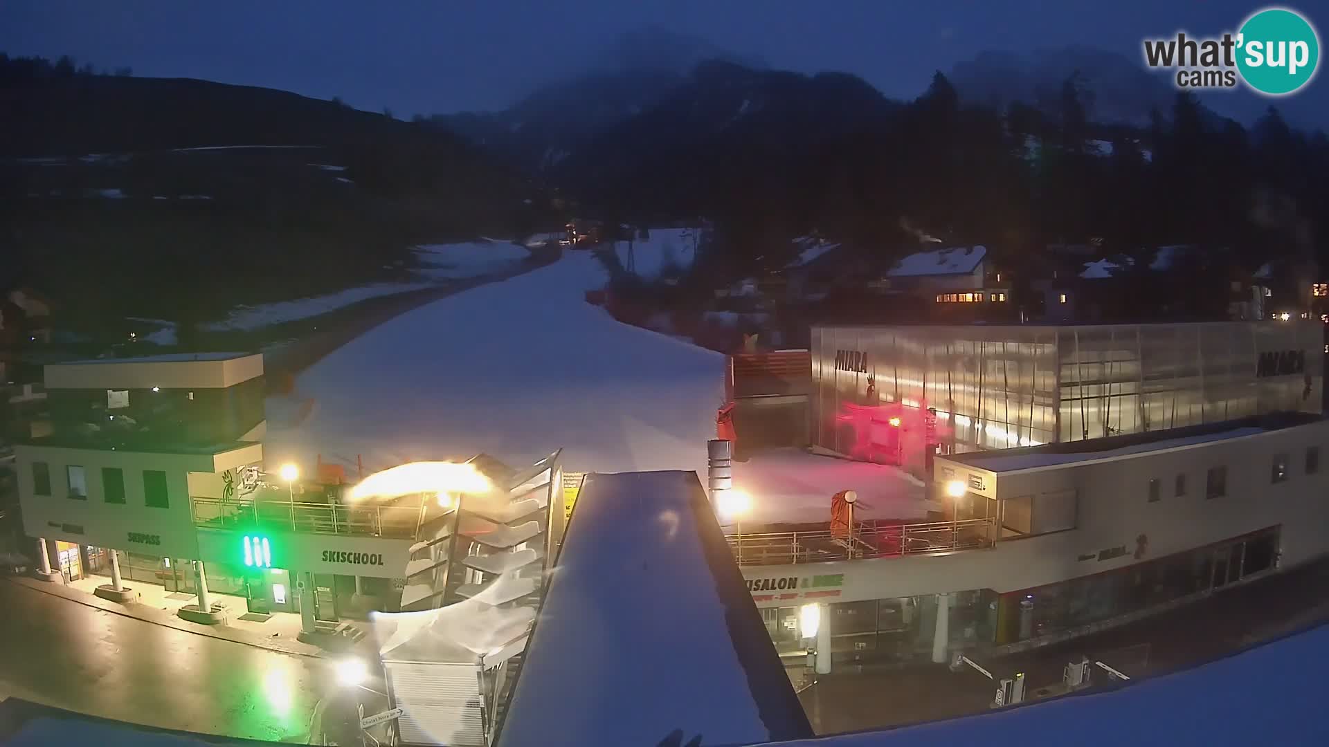 Kronplatz spletna kamera Miara spodnja postaja