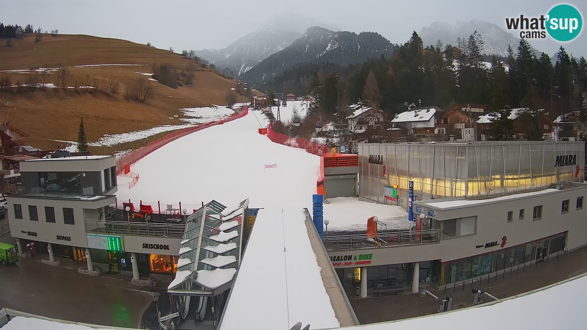 Kronplatz spletna kamera Miara spodnja postaja