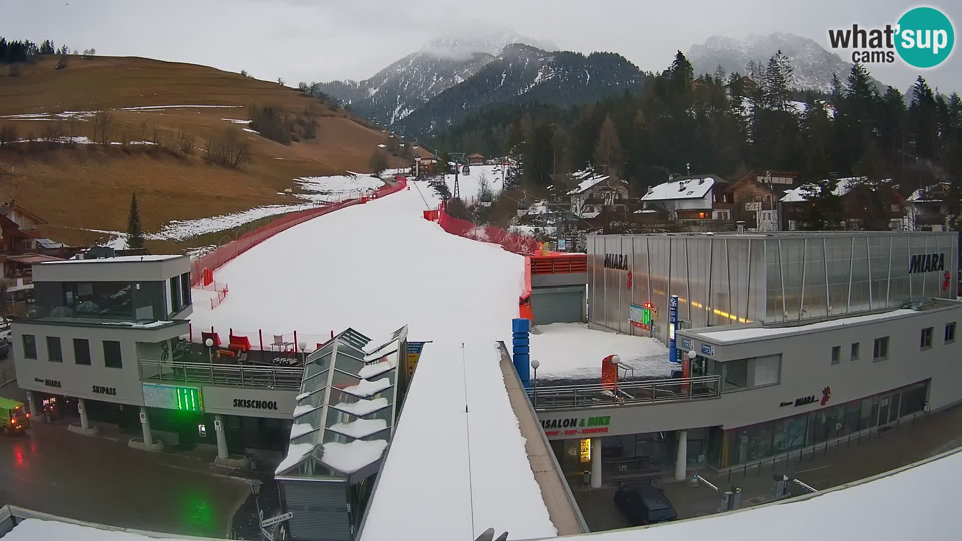 Plan de Corones Kronplatz Miara webcam en vivo – estación de valle