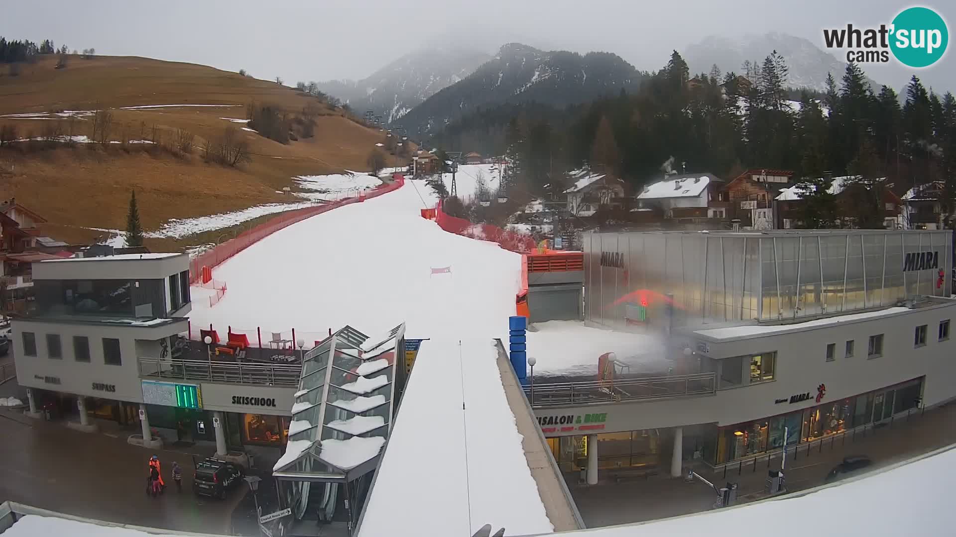 Plan de Corones Kronplatz Miara webcam en vivo – estación de valle