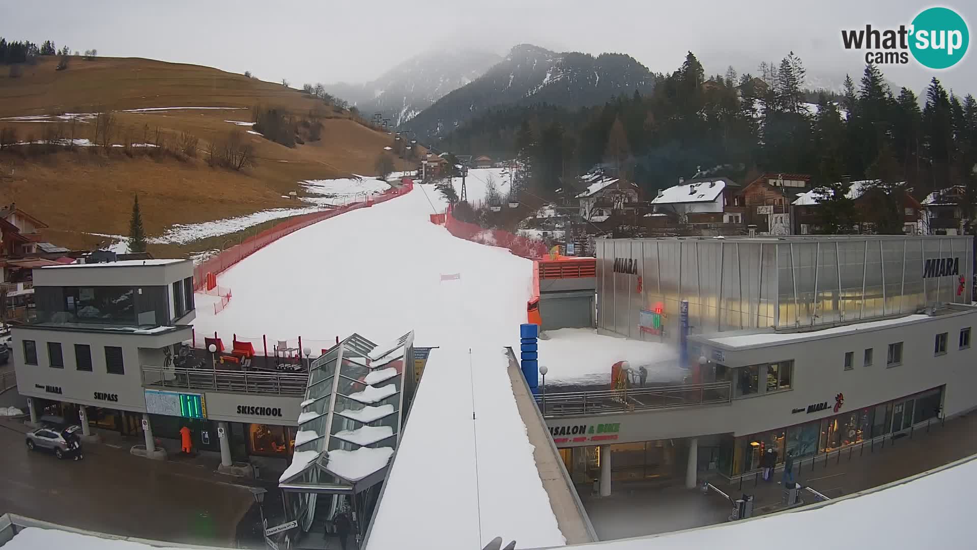 Plan de Corones Kronplatz Miara webcam en vivo – estación de valle