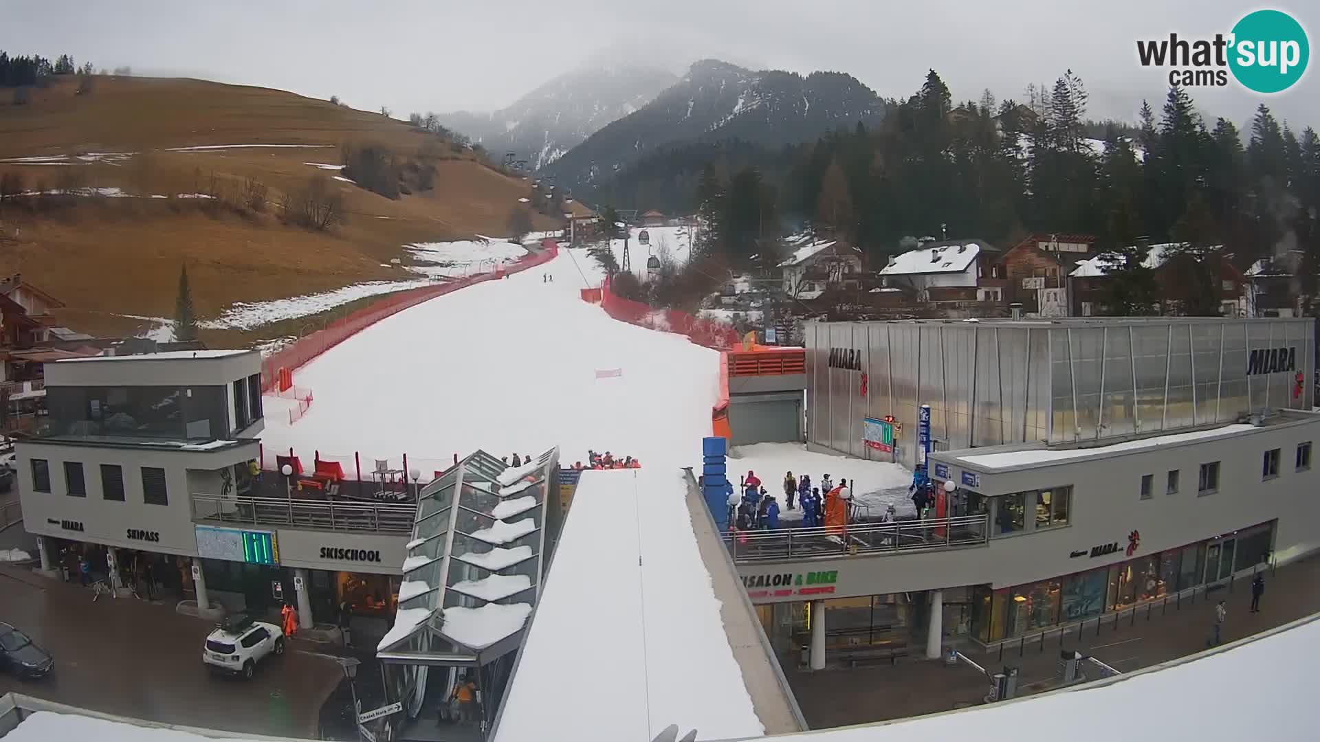 Plan de Corones Kronplatz Miara webcam en vivo – estación de valle