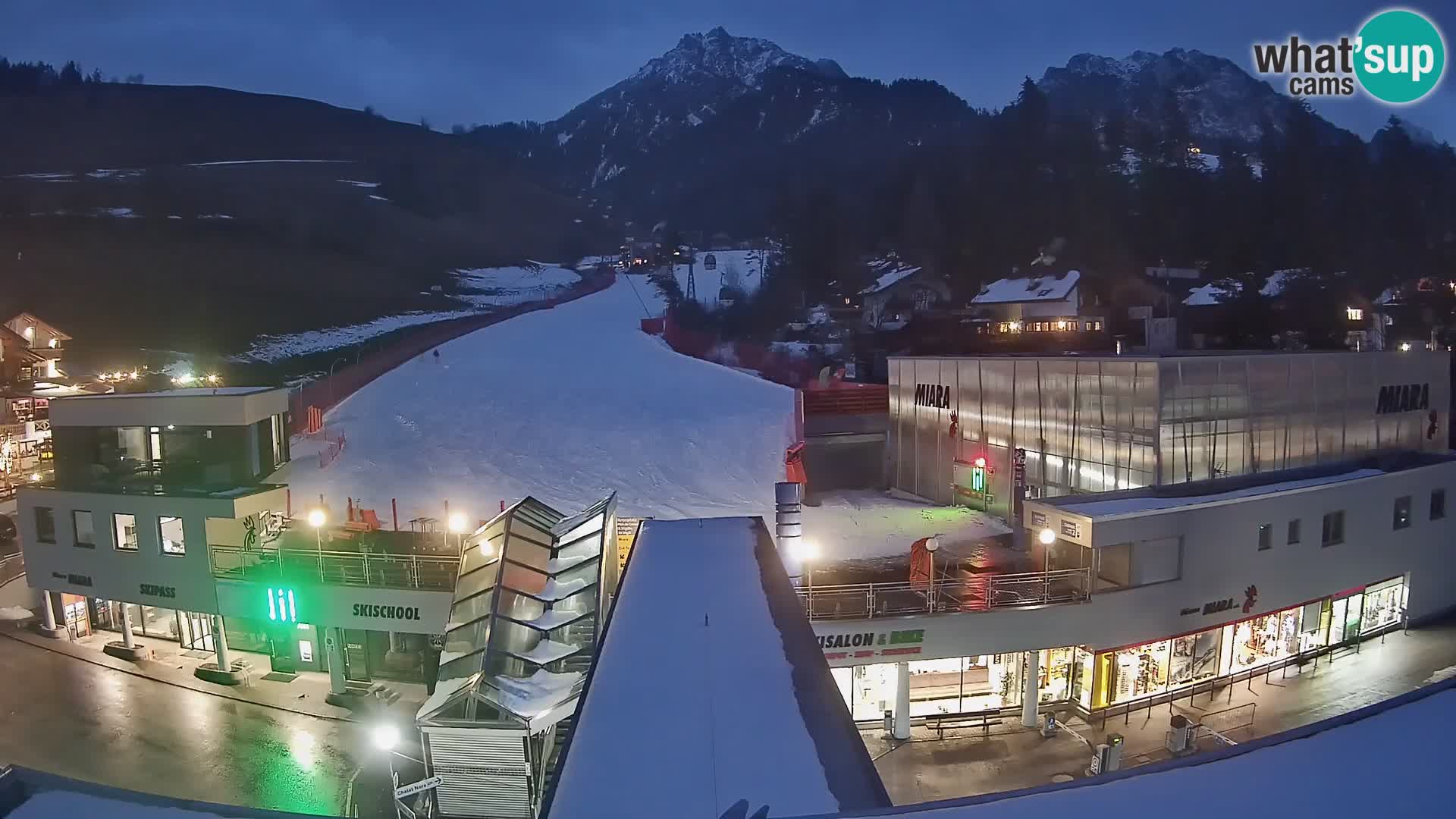 Plan de Corones Kronplatz Miara webcam en vivo – estación de valle