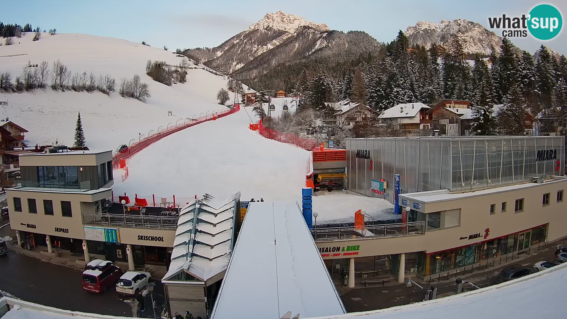 Kronplatz webcam Valley sation of Miara