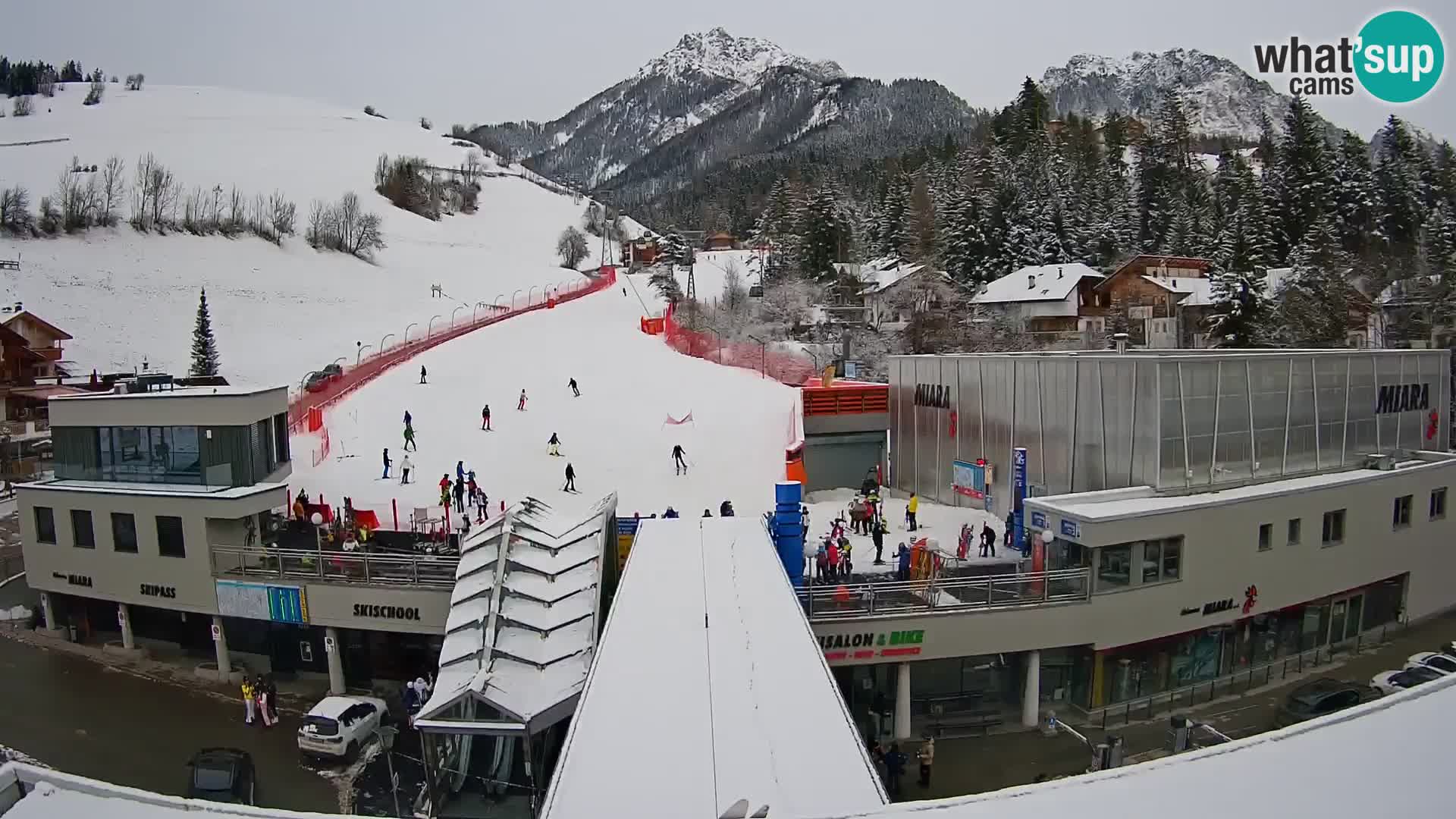 Plan de Corones Kronplatz Miara webcam en vivo – estación de valle