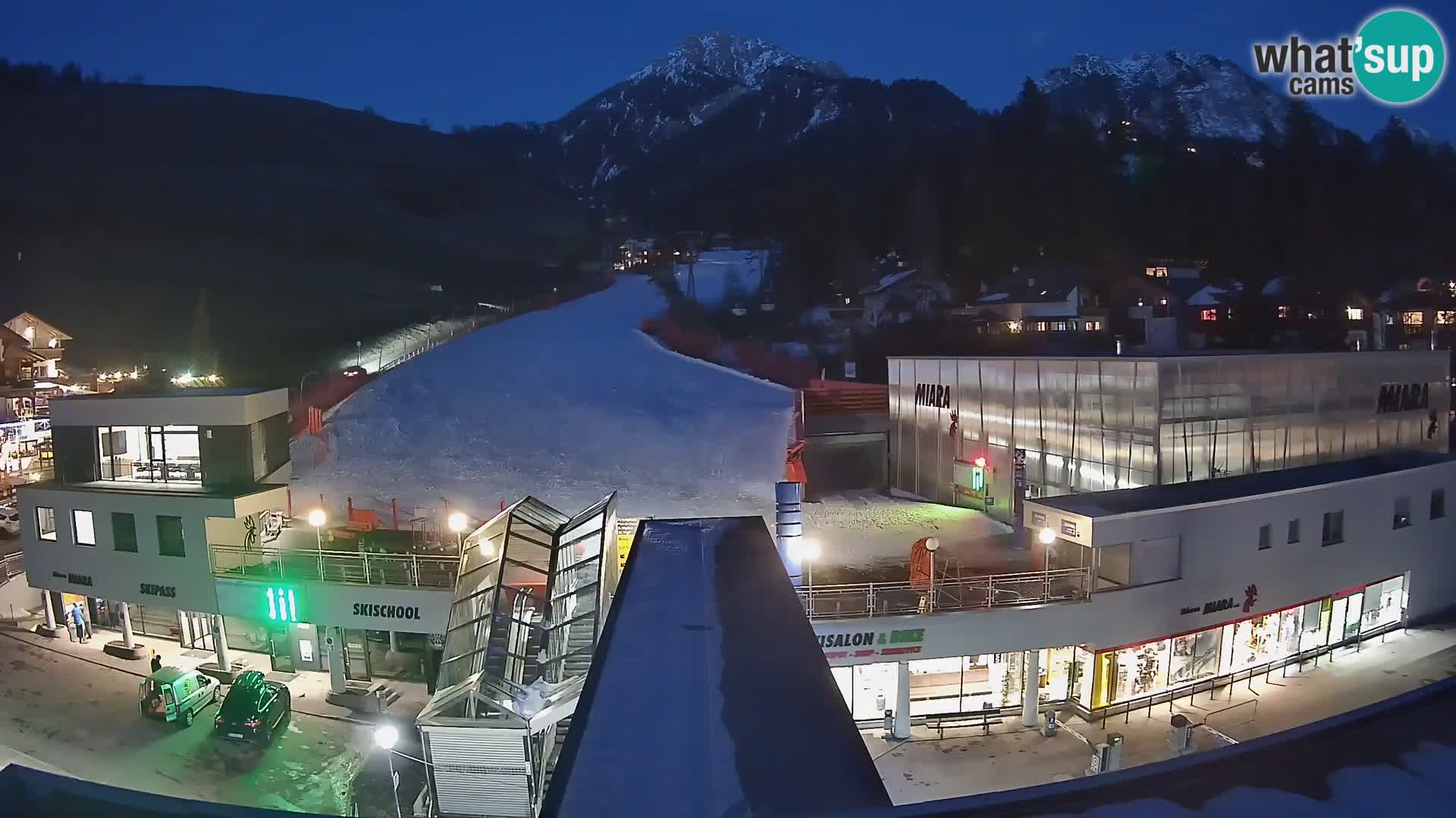 Kronplatz spletna kamera Miara spodnja postaja