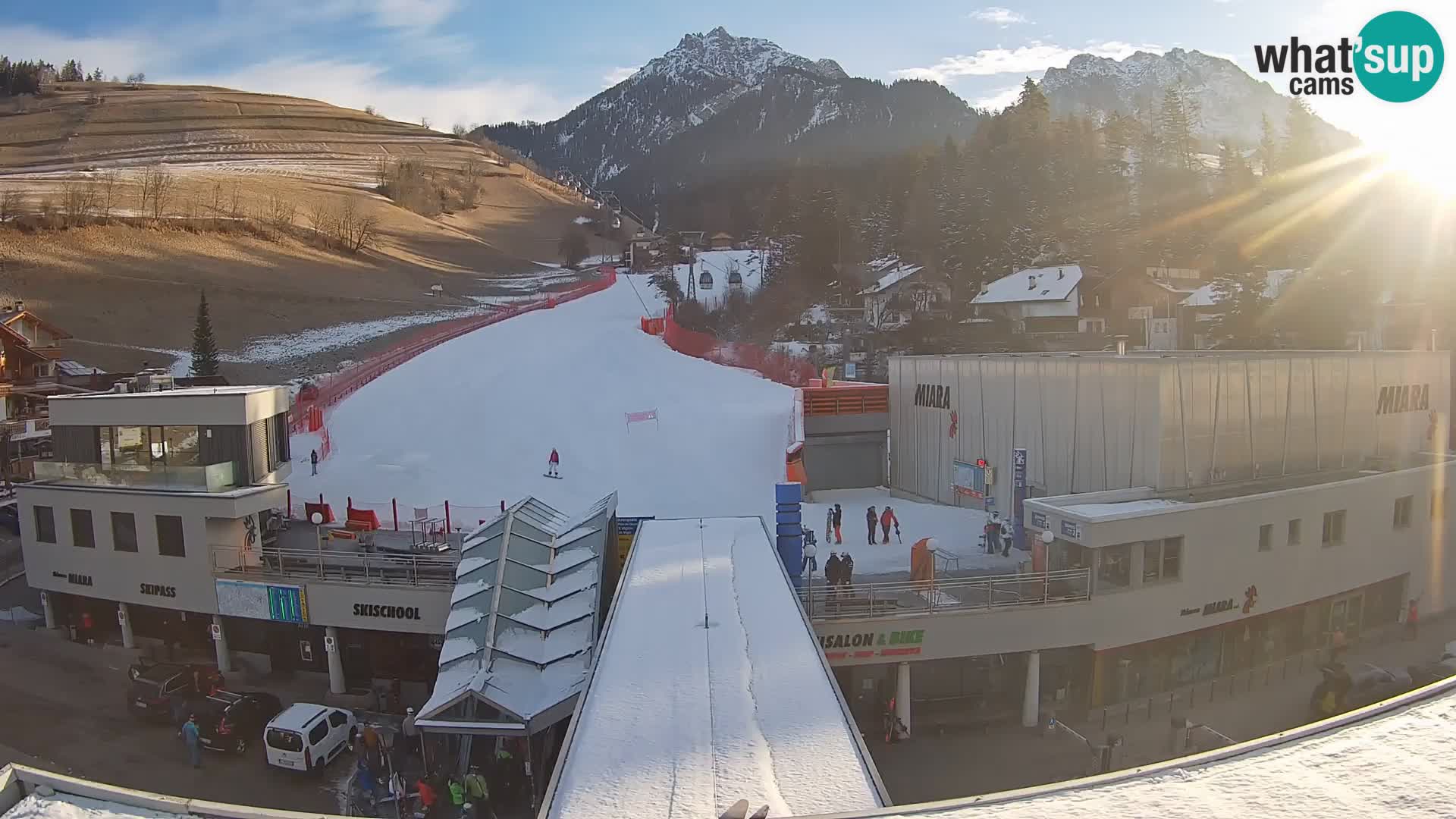 Plan de Corones Kronplatz Miara webcam en vivo – estación de valle