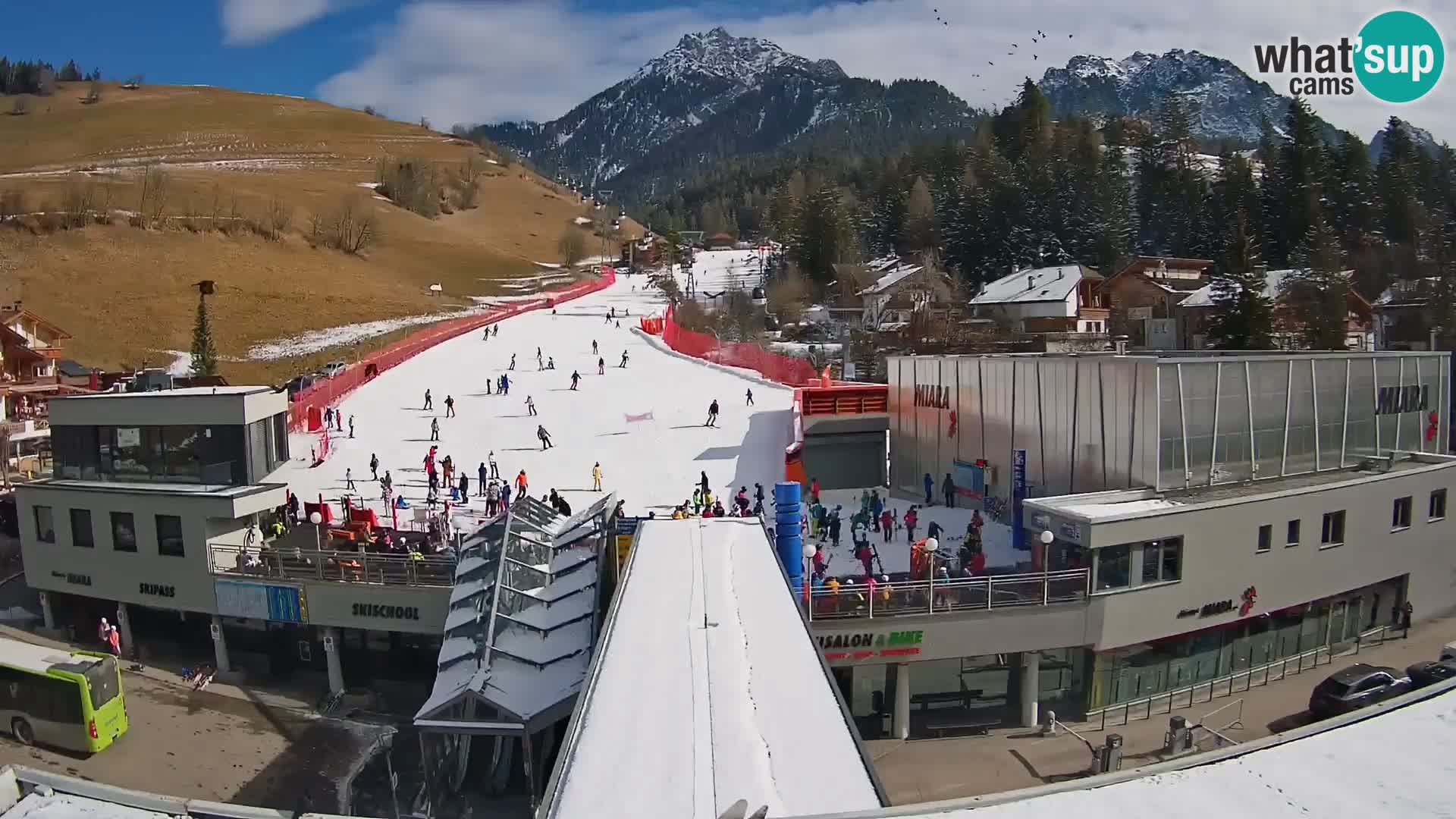 Kronplatz spletna kamera Miara spodnja postaja