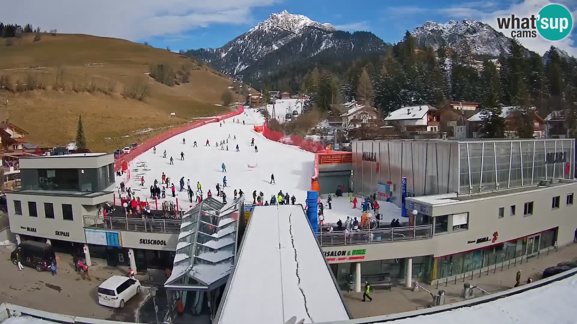 Kronplatz spletna kamera Miara spodnja postaja