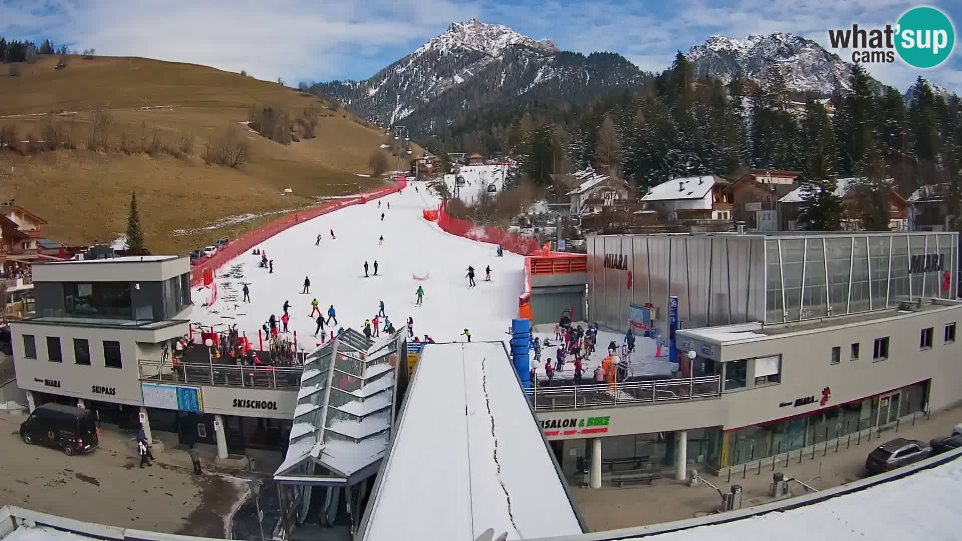 Kronplatz spletna kamera Miara spodnja postaja