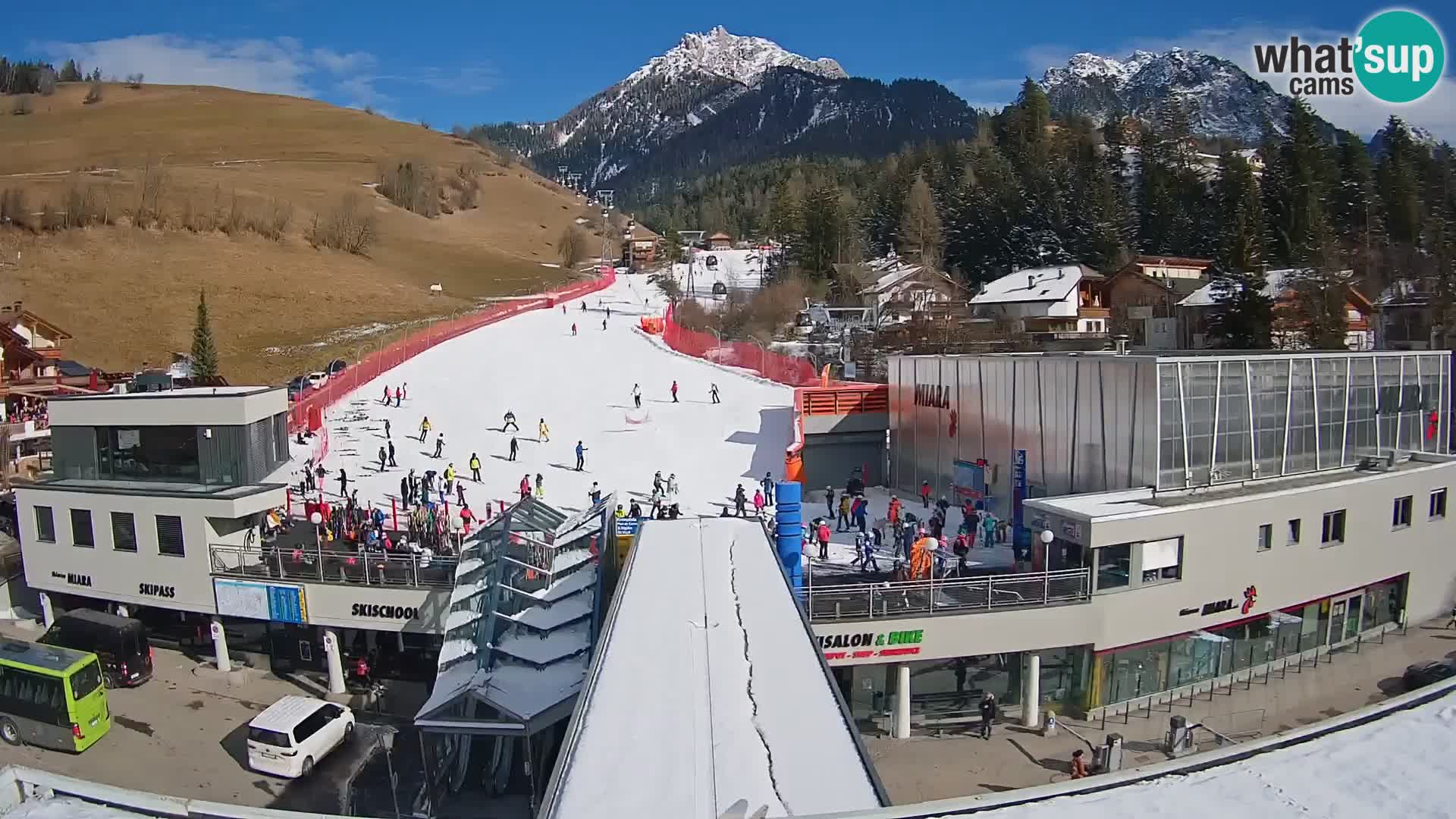 Kronplatz spletna kamera Miara spodnja postaja