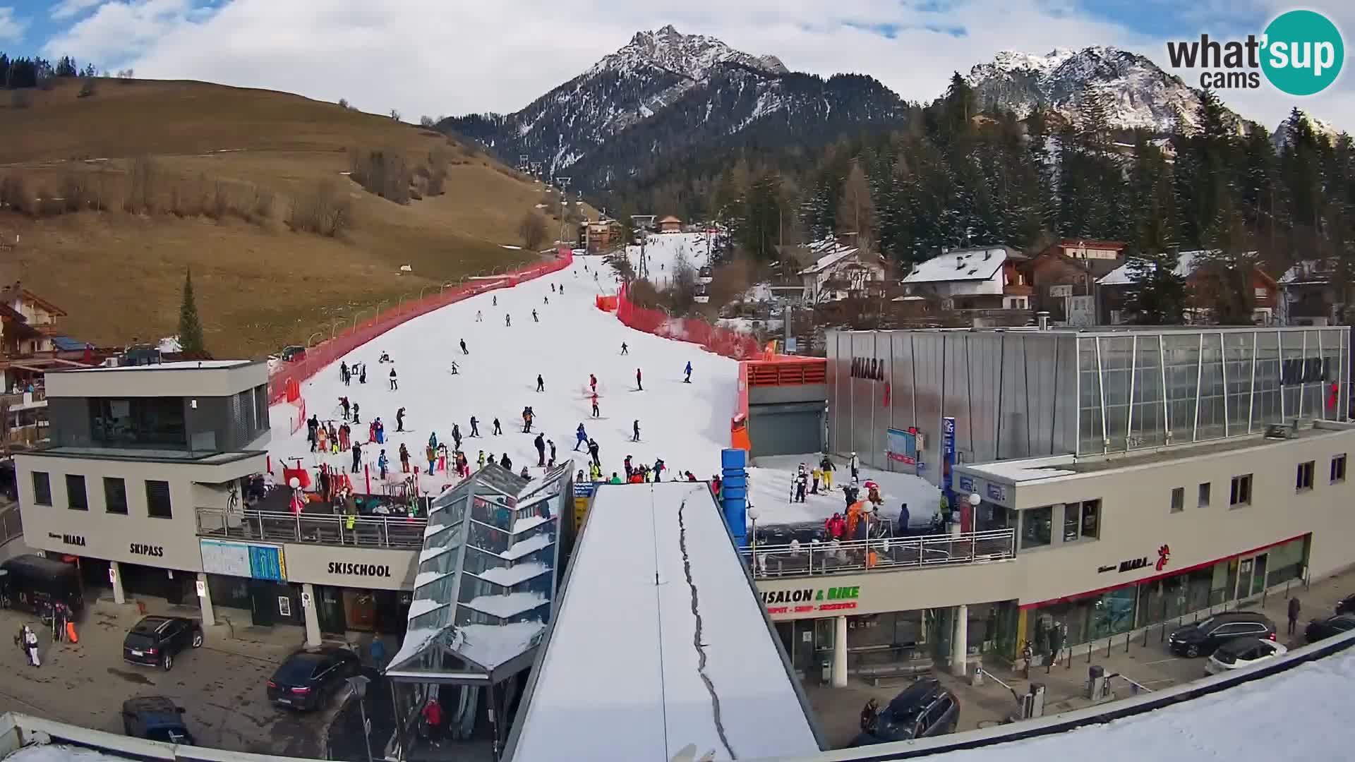 Kronplatz webcam Valley sation of Miara