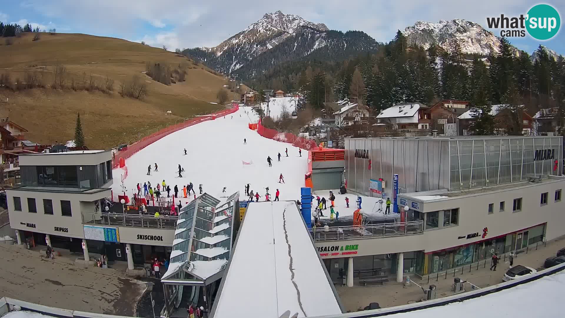 Kronplatz spletna kamera Miara spodnja postaja