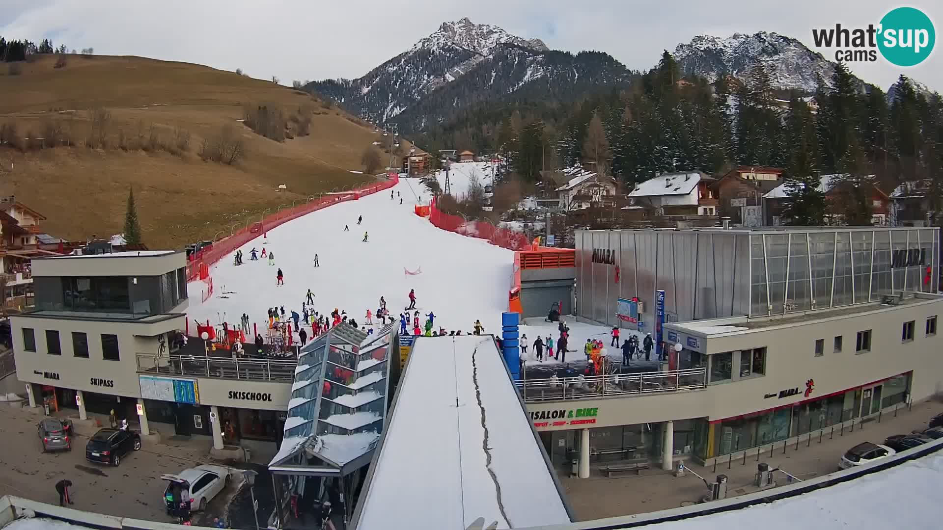 Kronplatz spletna kamera Miara spodnja postaja