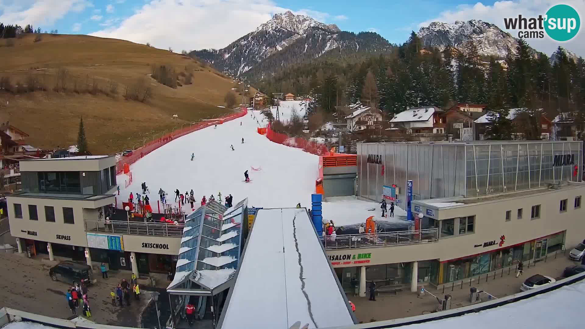 Kronplatz webcam Valley sation of Miara