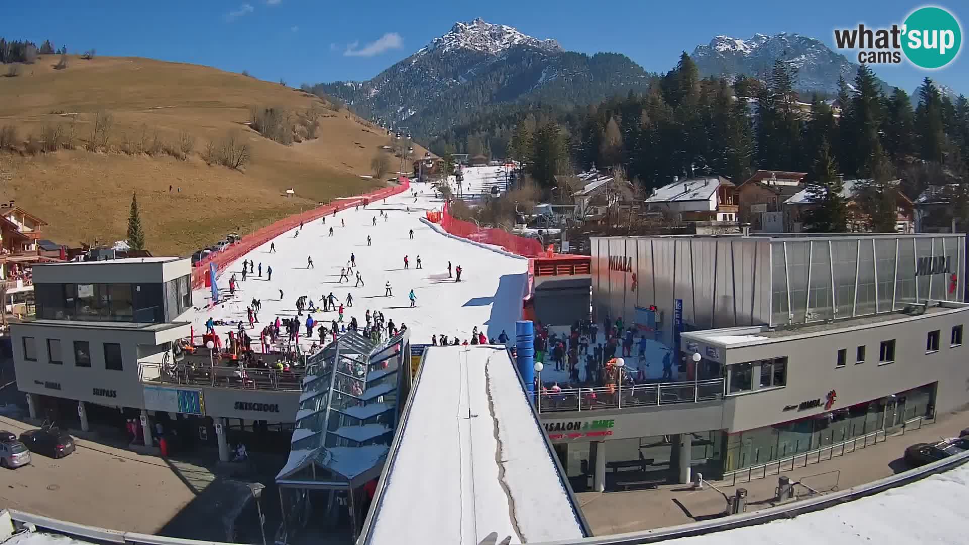 Kronplatz webcam Valley sation of Miara