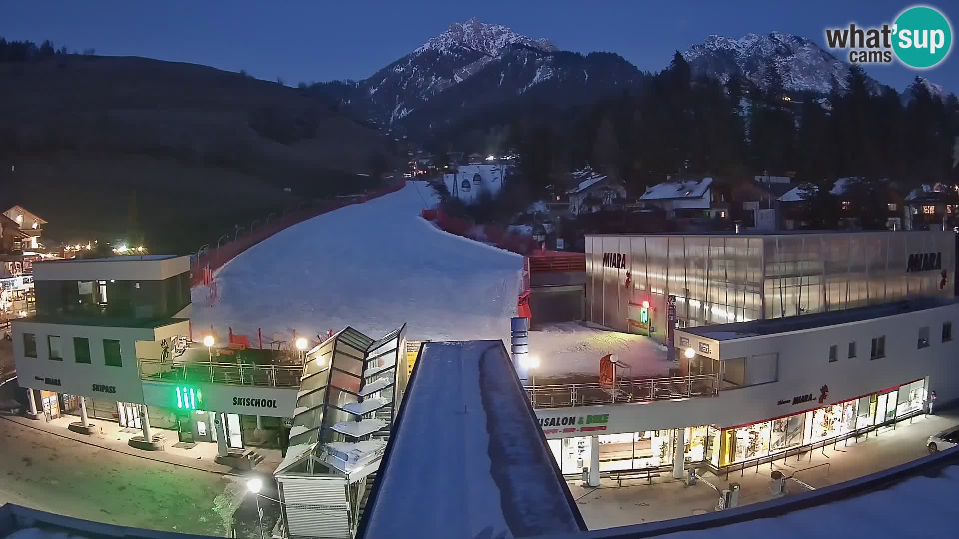 Plan de Corones Kronplatz Miara webcam en vivo – estación de valle