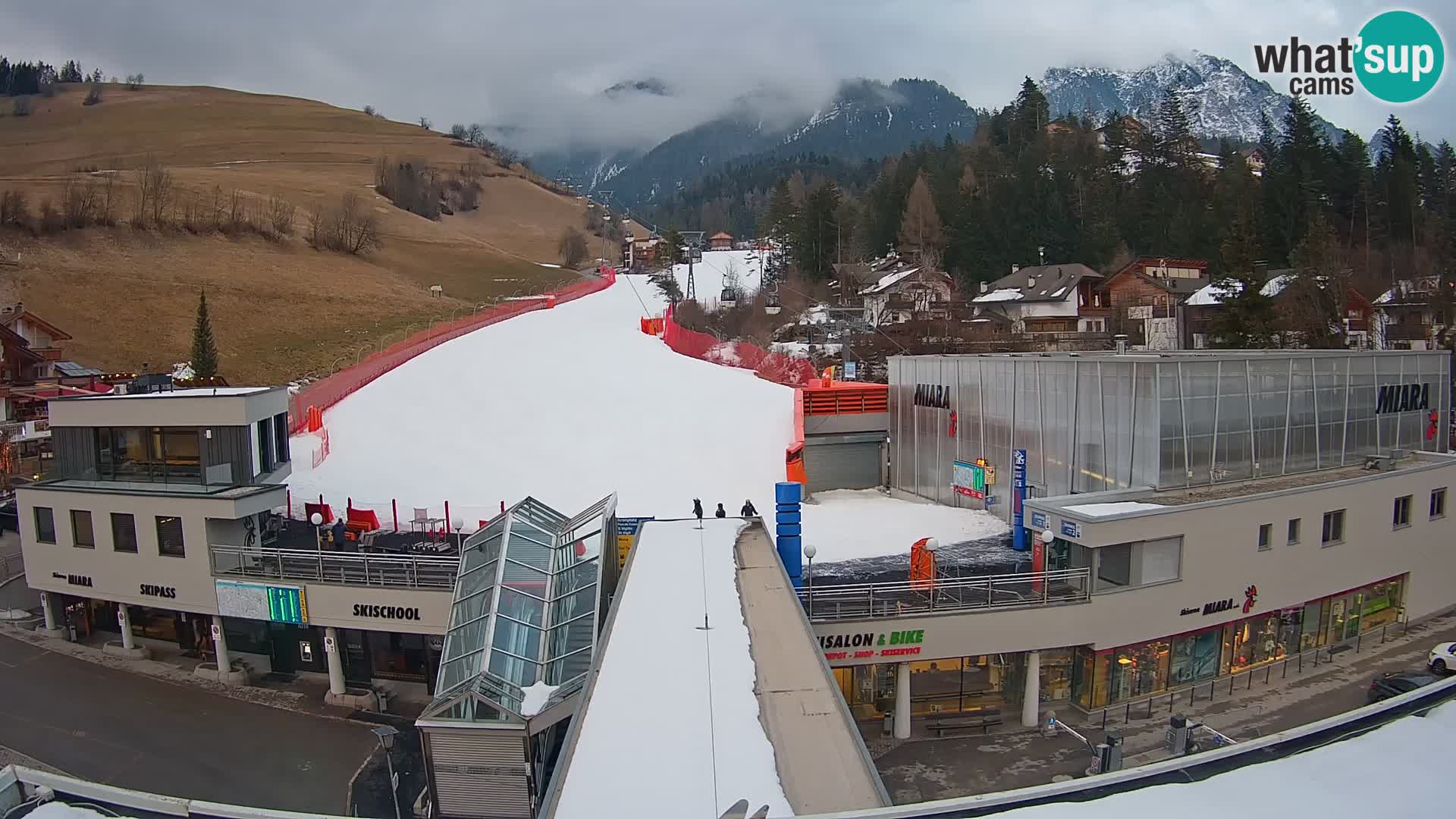 Kronplatz webcam Valley sation of Miara