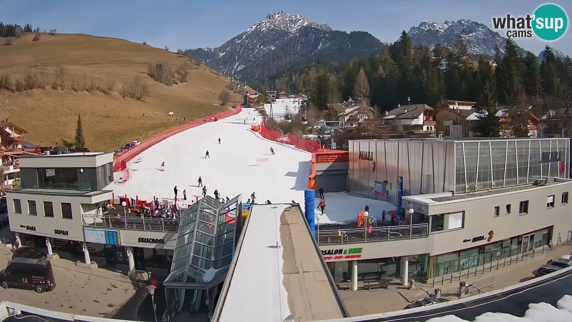 Plan de Corones Kronplatz Miara webcam en vivo – estación de valle