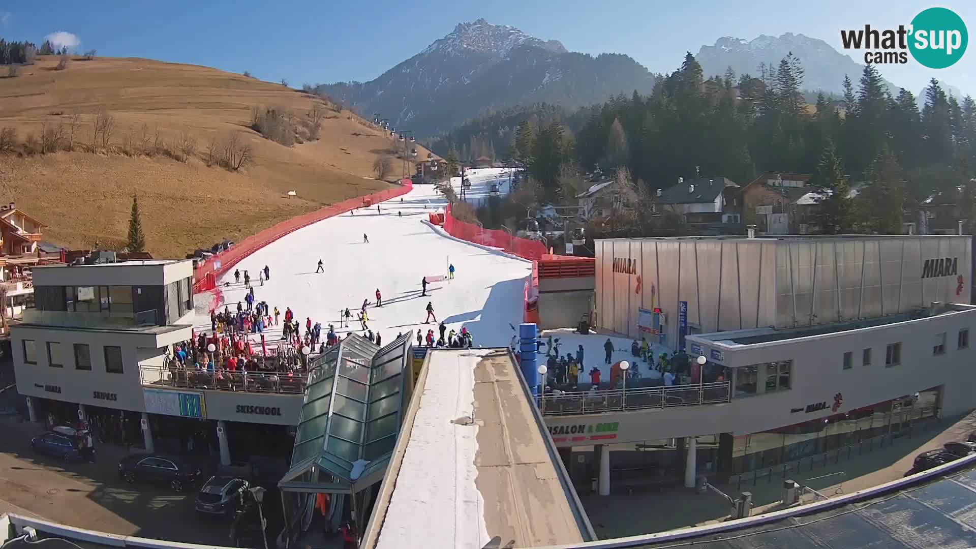 Kronplatz webcam Valley sation of Miara