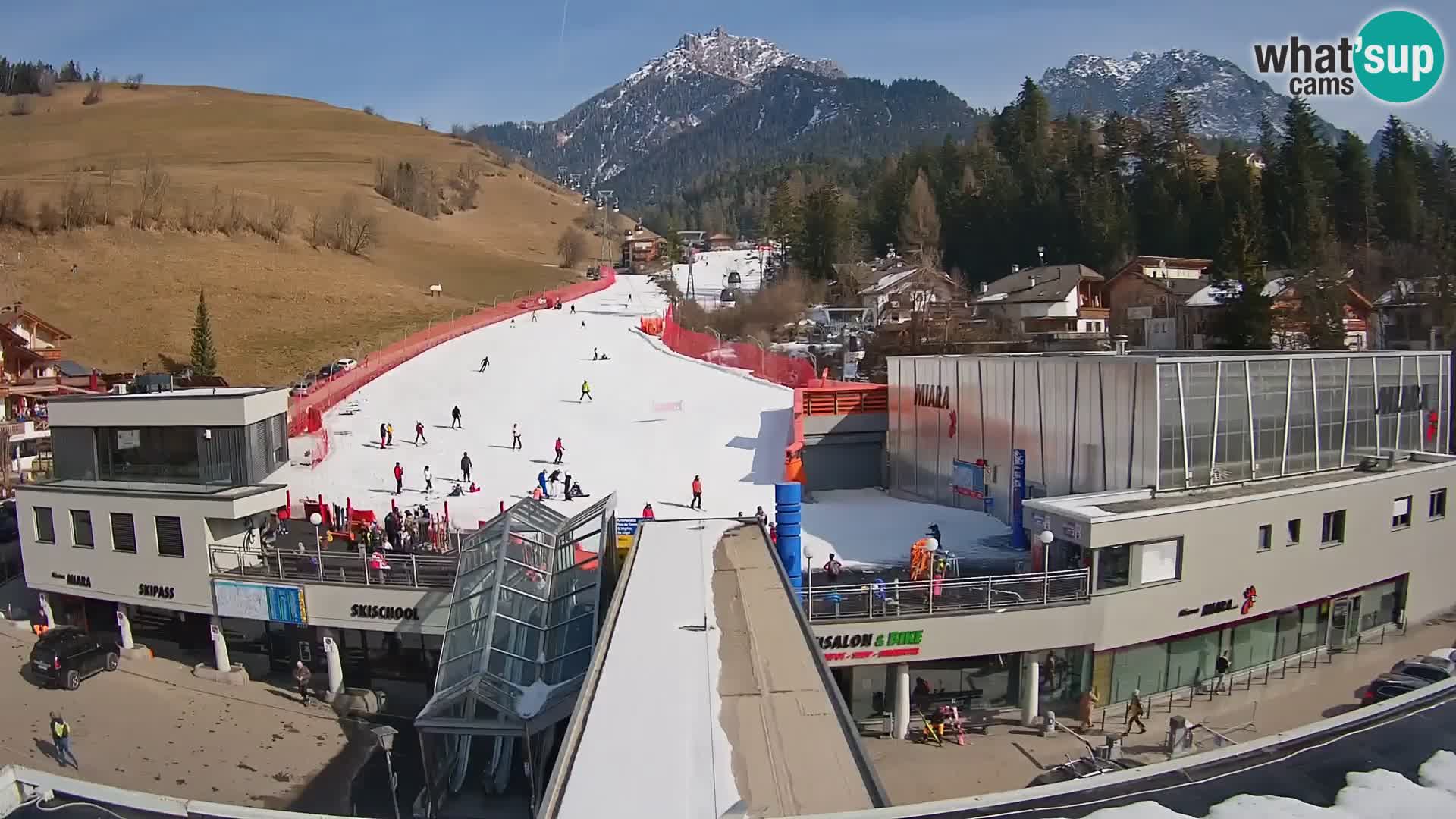 Plan de Corones Kronplatz Miara webcam en vivo – estación de valle