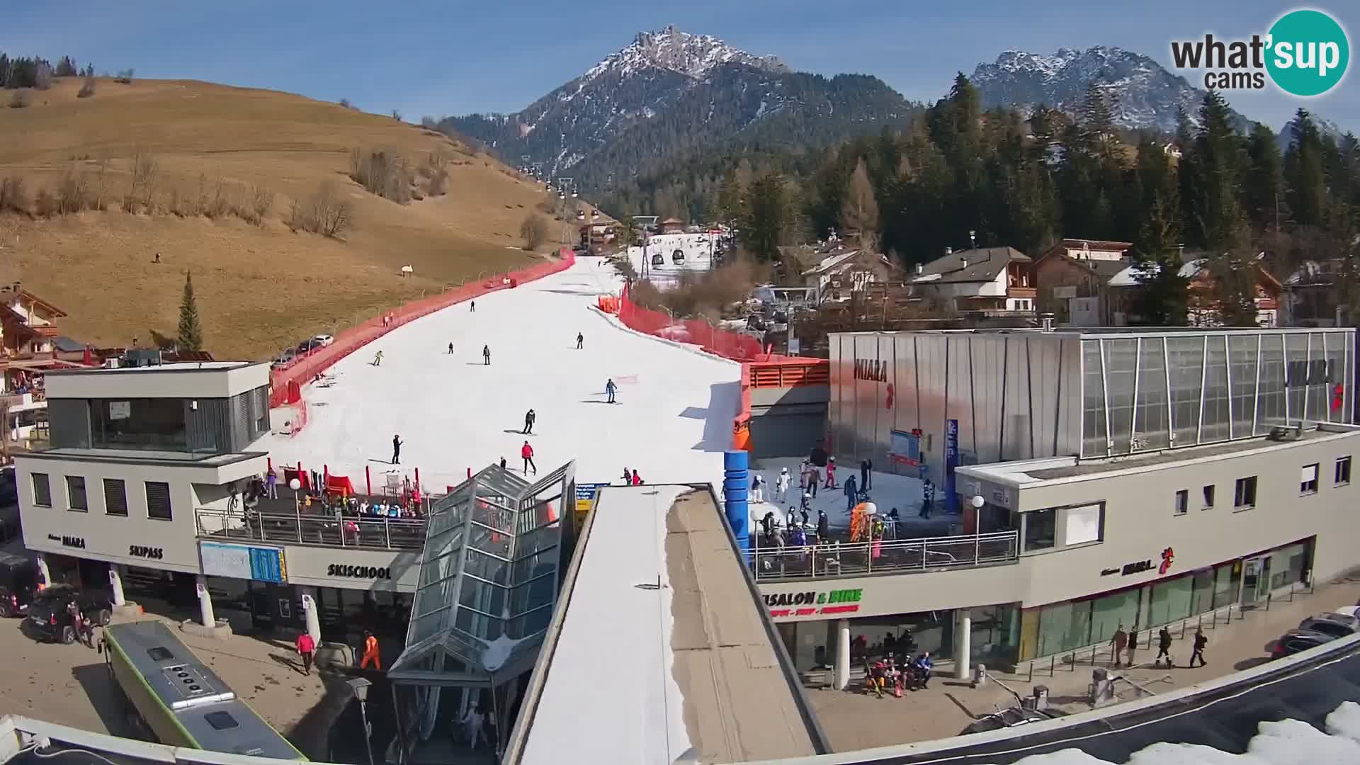 Kronplatz spletna kamera Miara spodnja postaja