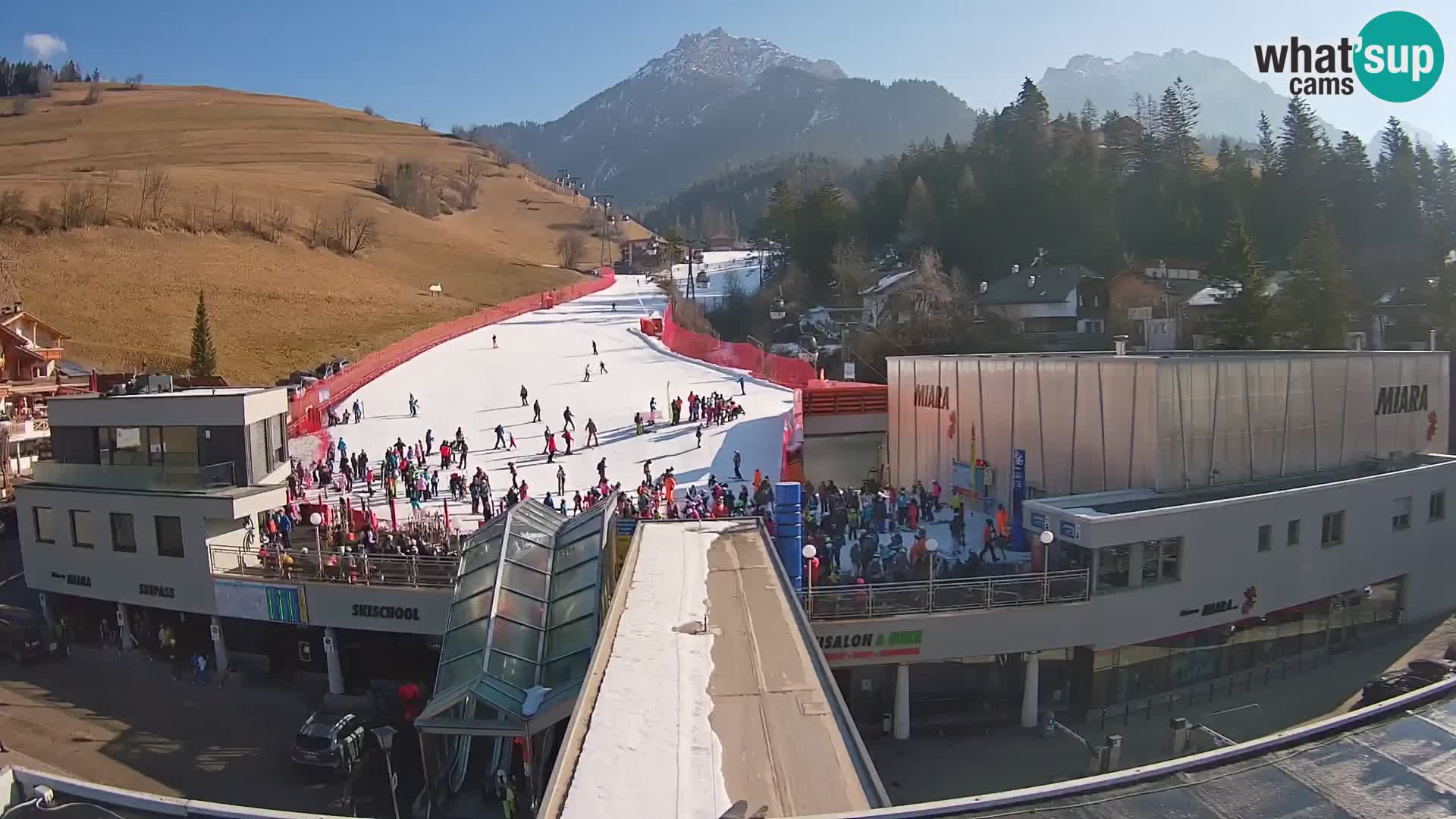 Kronplatz spletna kamera Miara spodnja postaja