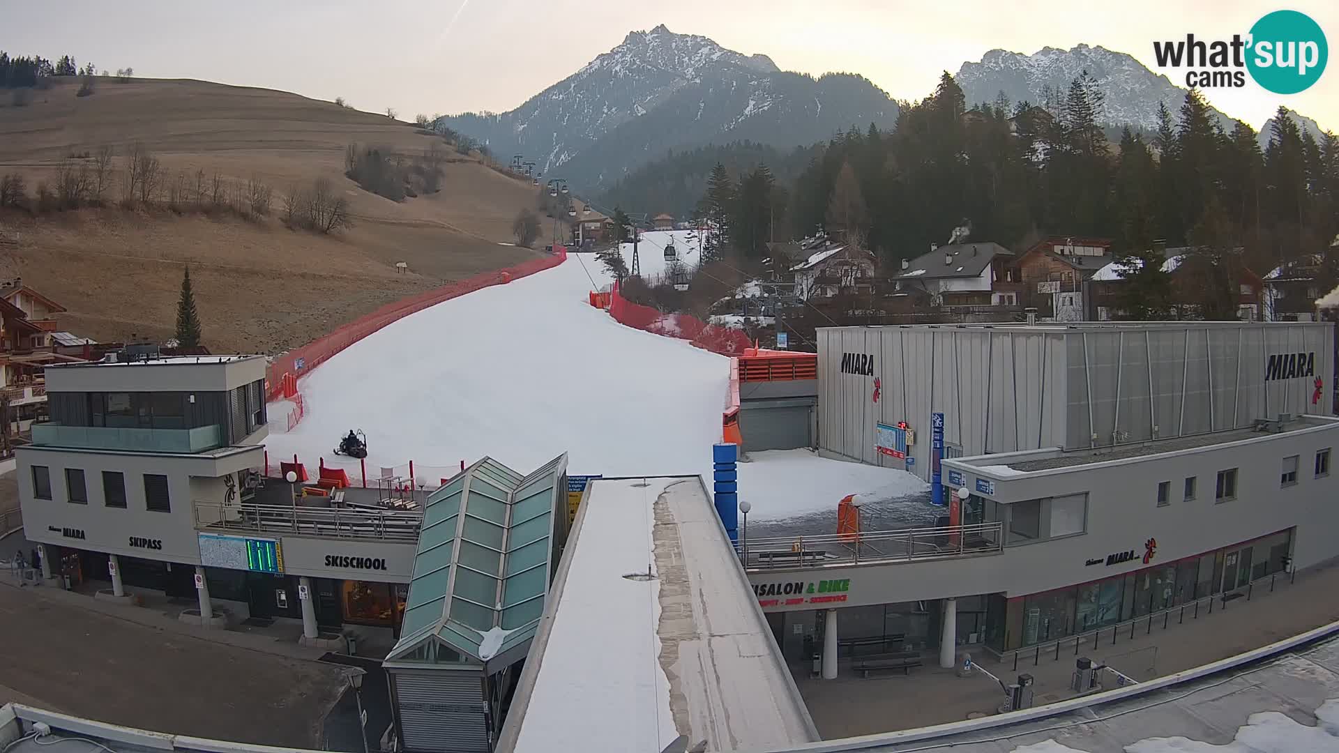 Kronplatz webcam Valley sation of Miara