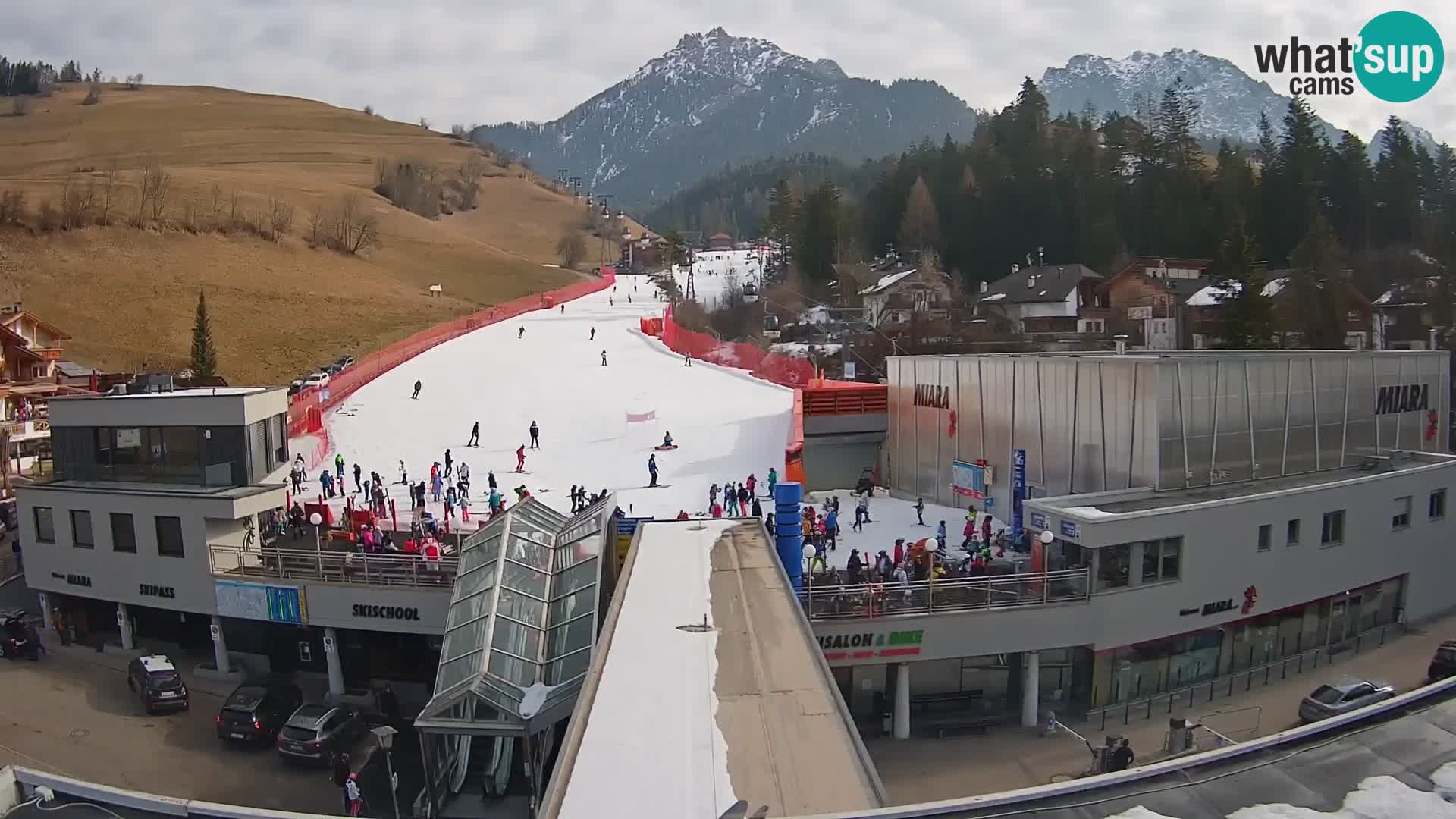 Plan de Corones Kronplatz Miara webcam en vivo – estación de valle