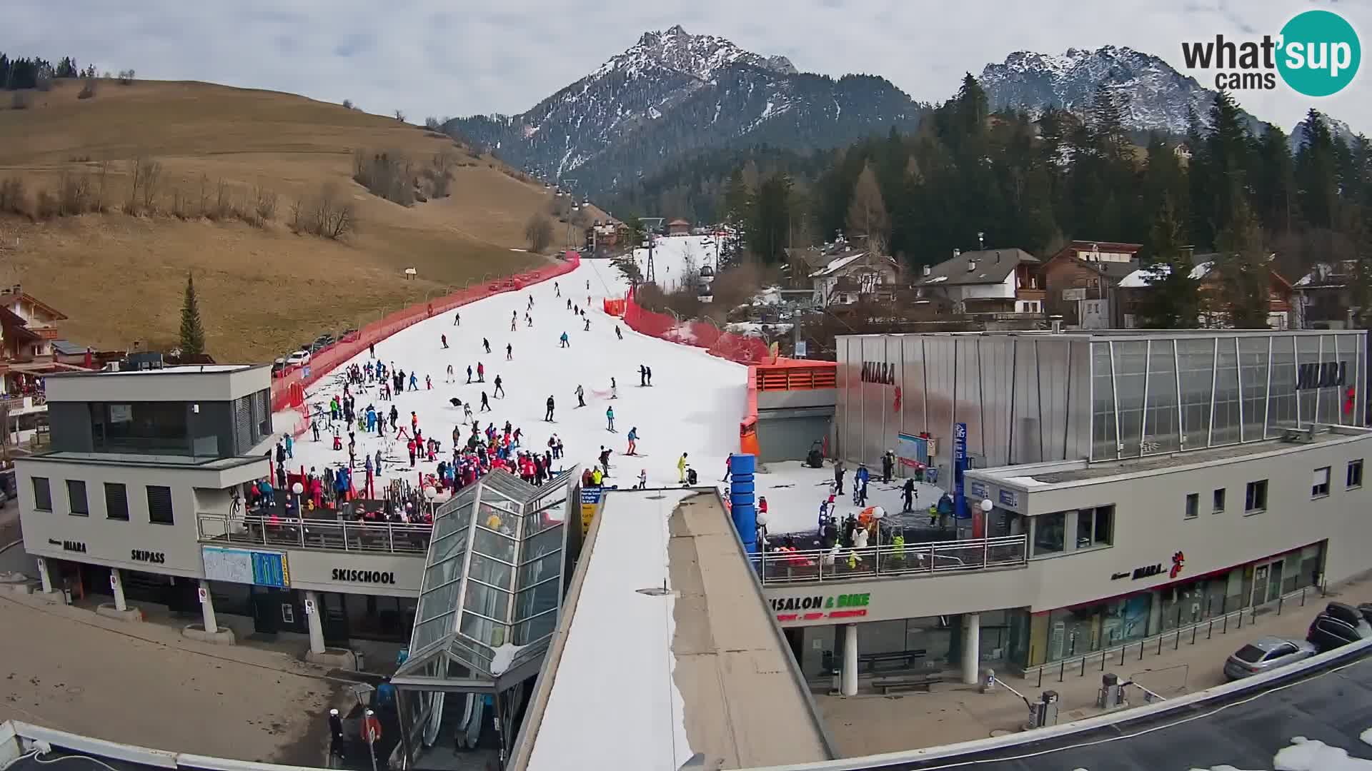 Plan de Corones Kronplatz Miara webcam en vivo – estación de valle