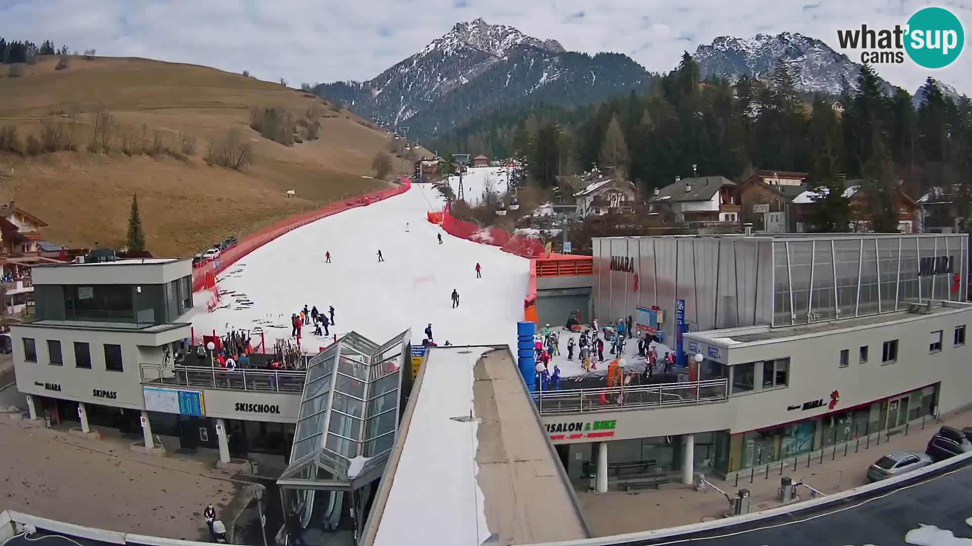 Kronplatz spletna kamera Miara spodnja postaja