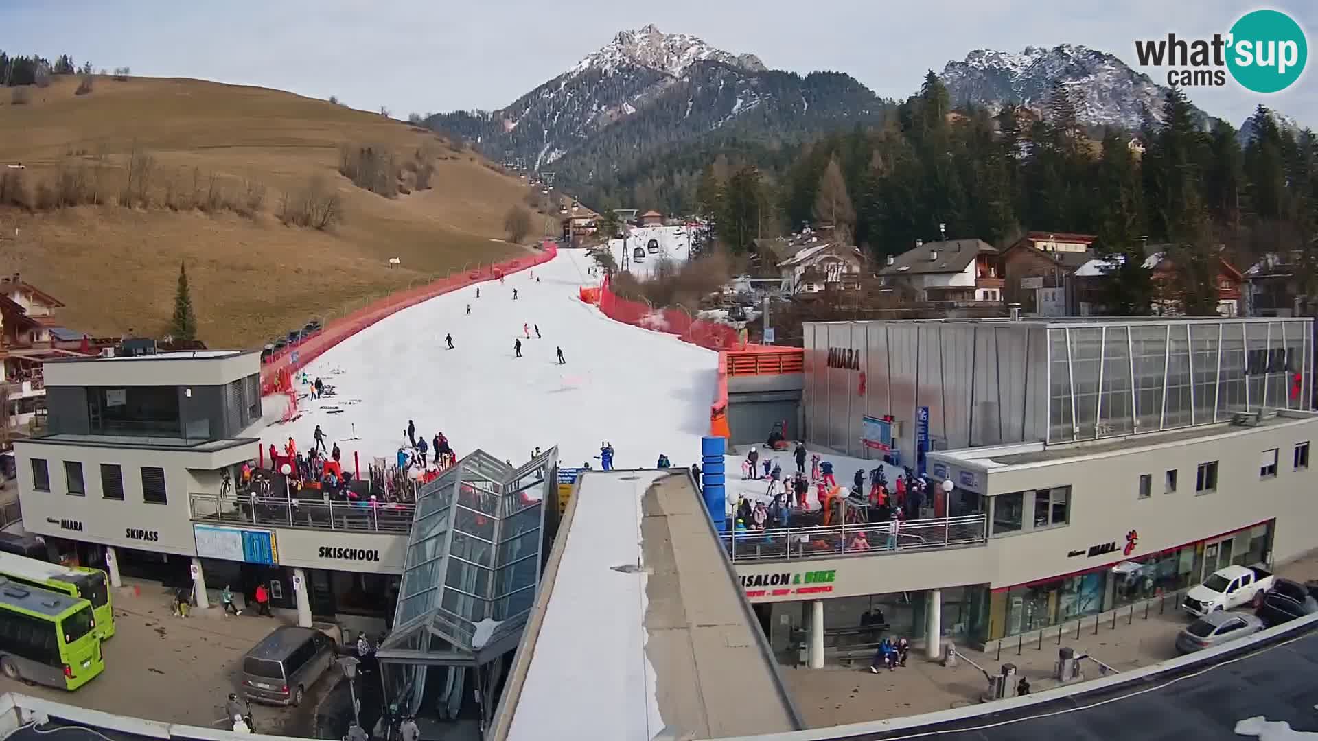 Kronplatz webcam Valley sation of Miara