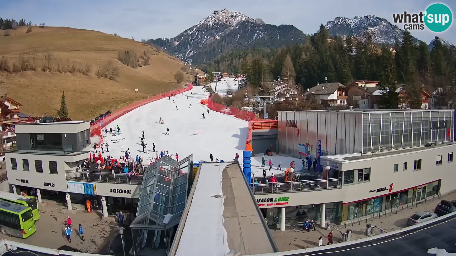 Kronplatz spletna kamera Miara spodnja postaja